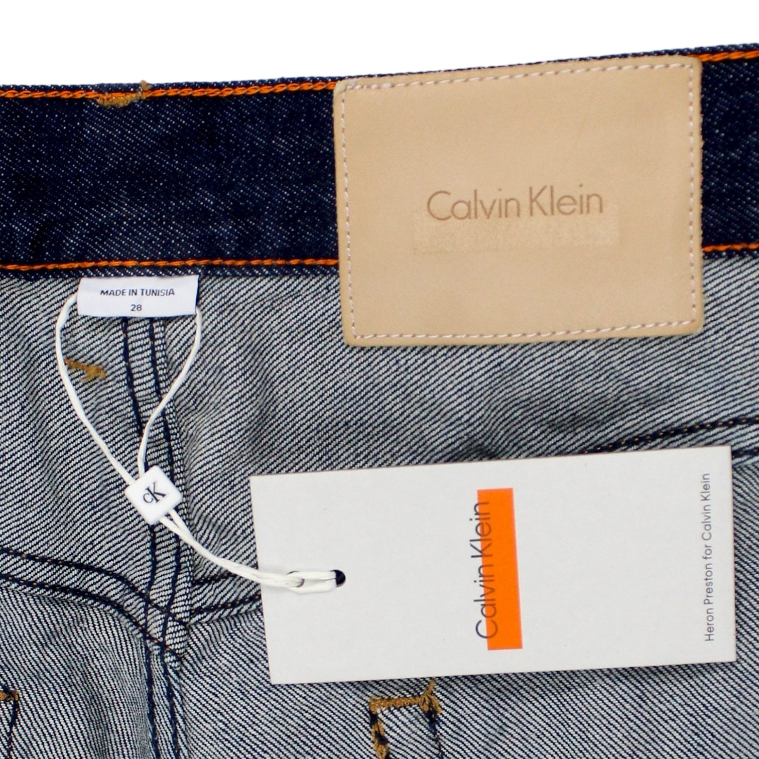 Heron Preston For Calvin Klein Indigo Straight Leg Jeans