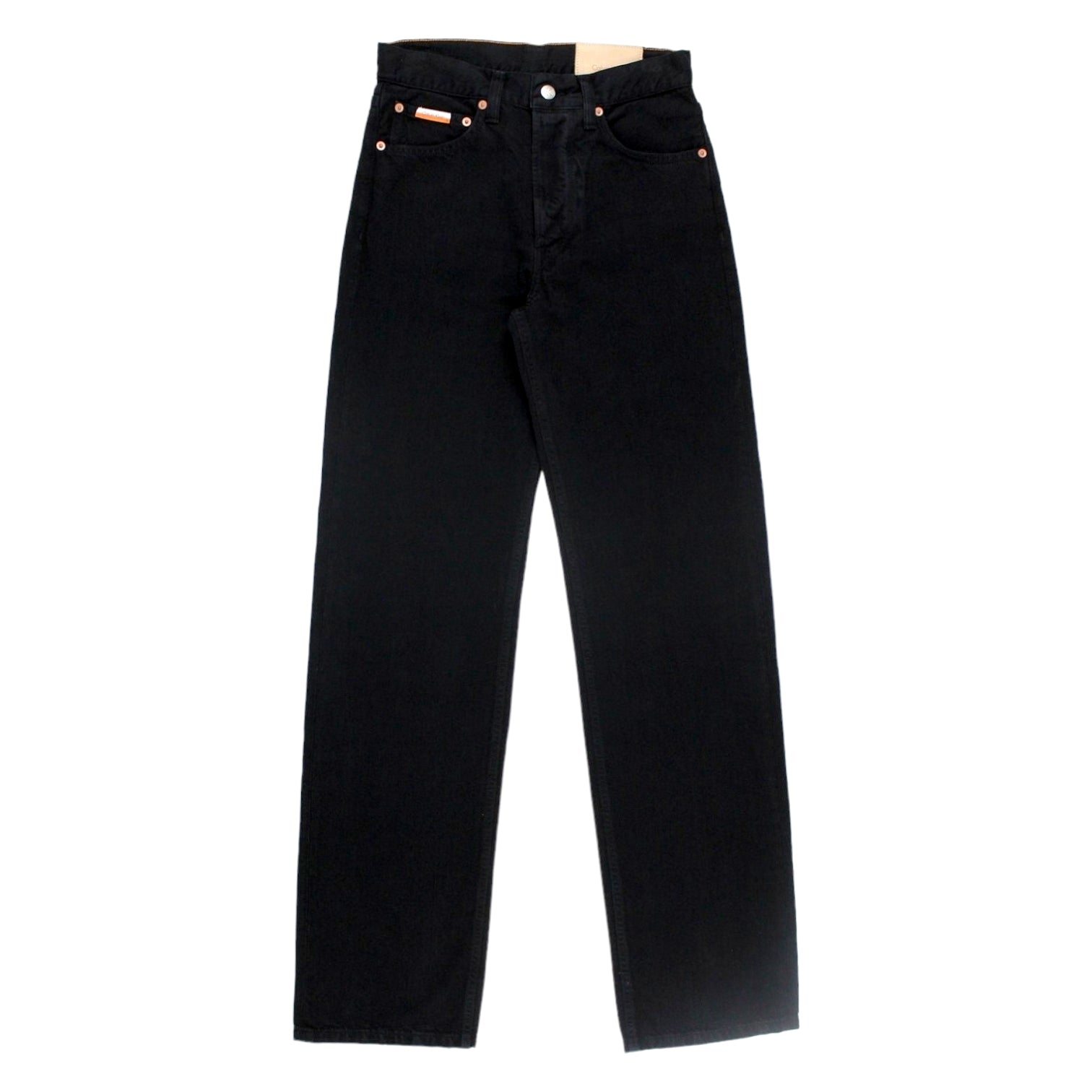 Heron Preston For Calvin Klein Black Straight Leg Jeans