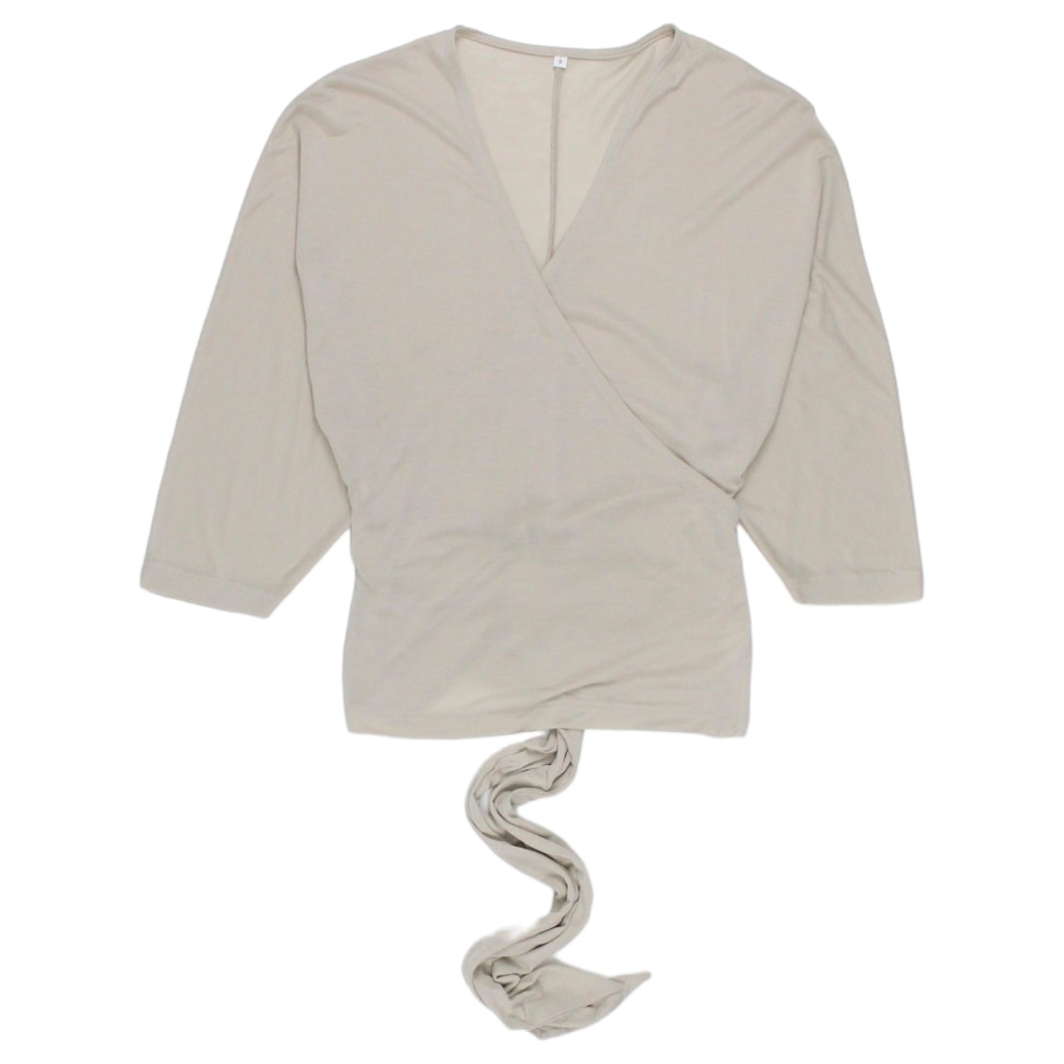 NRBY Stone Jersey Wrap Cardigan