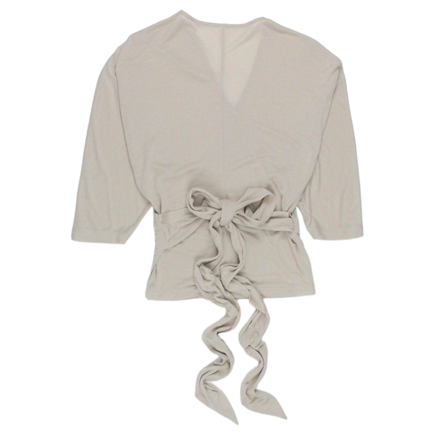 NRBY Stone Jersey Wrap Cardigan