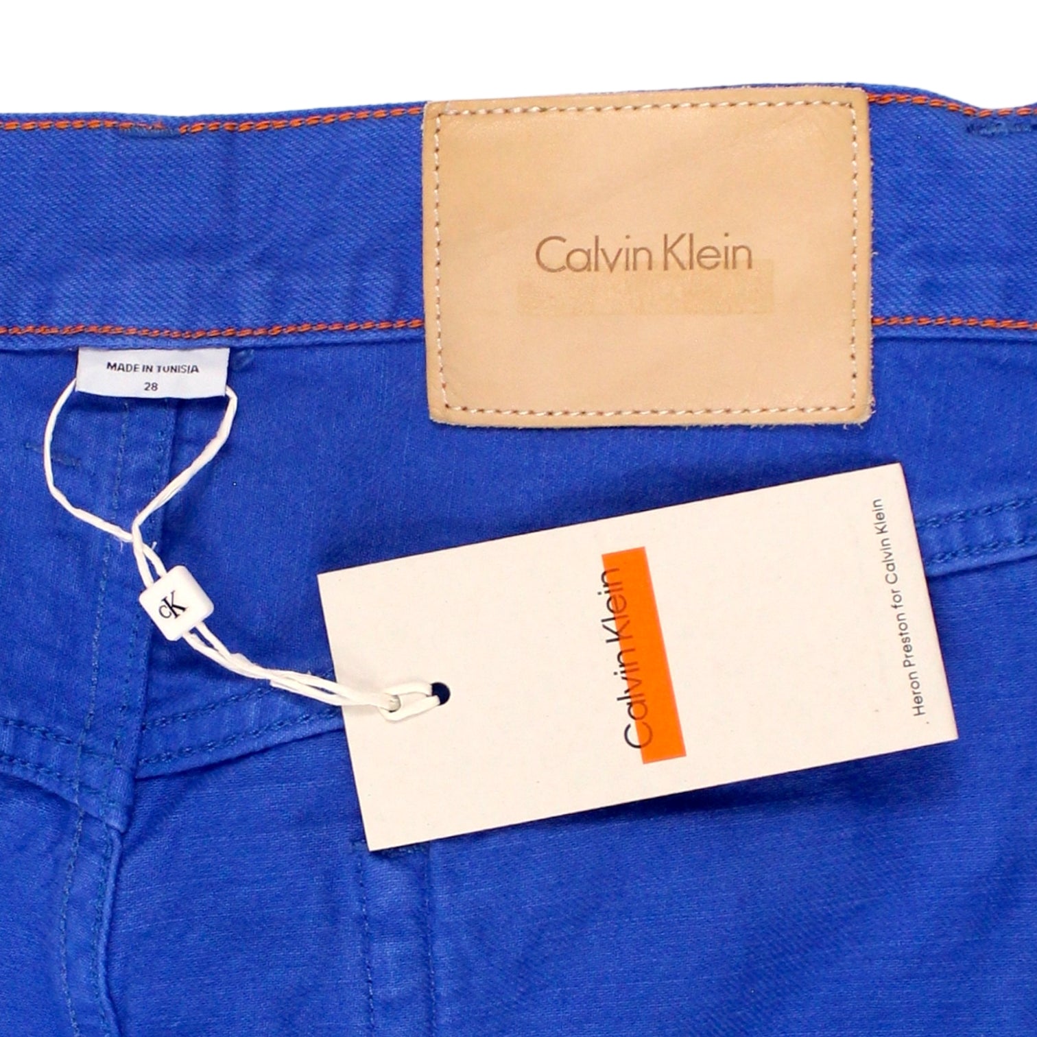 Heron Preston For Calvin Klein Blue Jeans