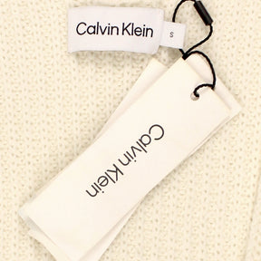 Calvin Klein Cream Cotton Blend V-Neck Vest
