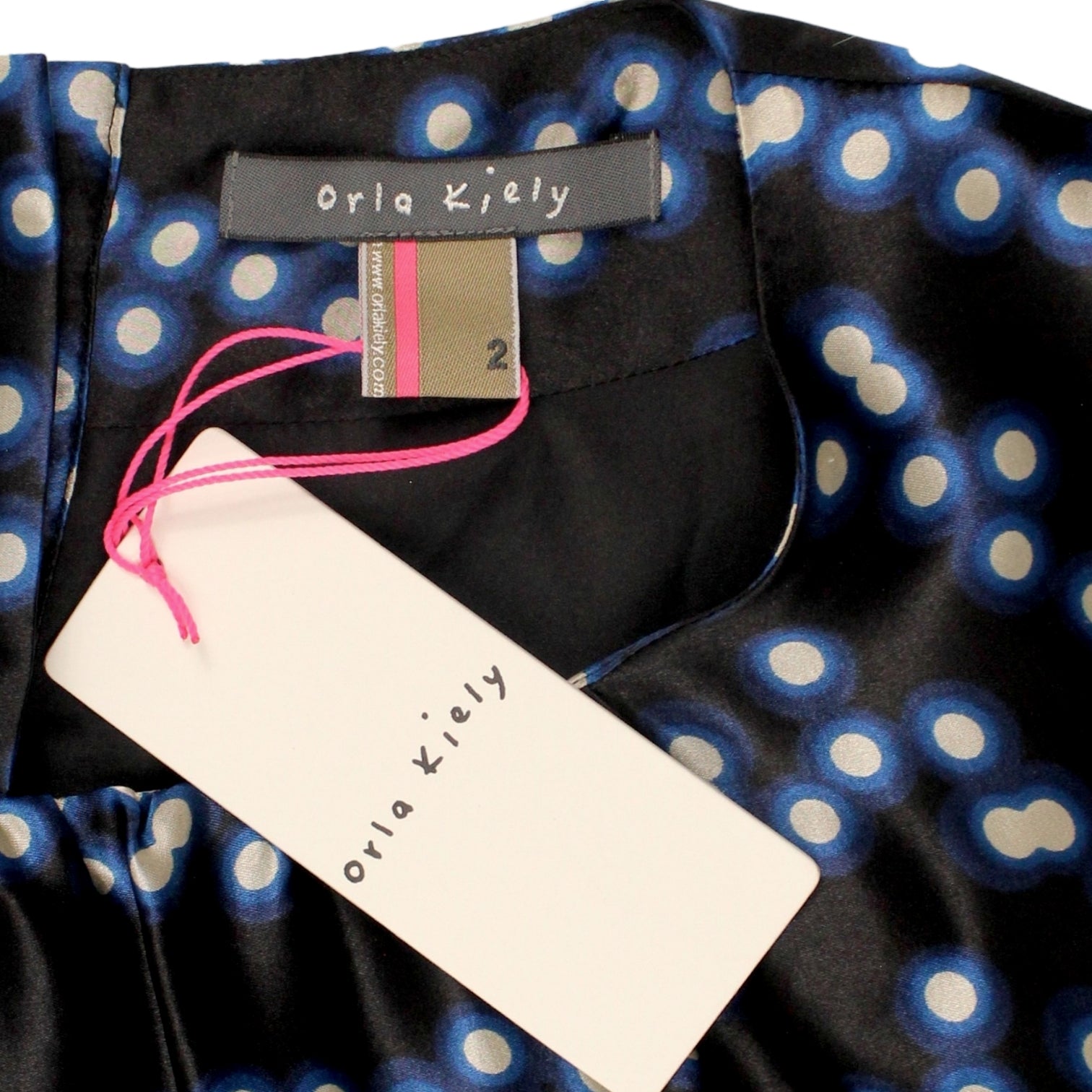 Orla Kiely Blue Glowing Garland Top