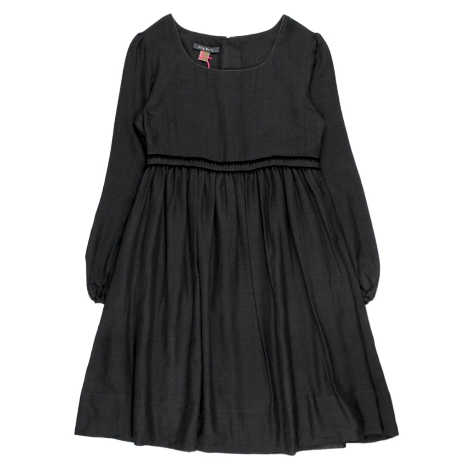 Orla Kiely Slate Grey Wool/Silk Dress | Shop from Crisis Online Orla Kiely Slate Grey Wool/Silk Dress | Shop from Crisis Online