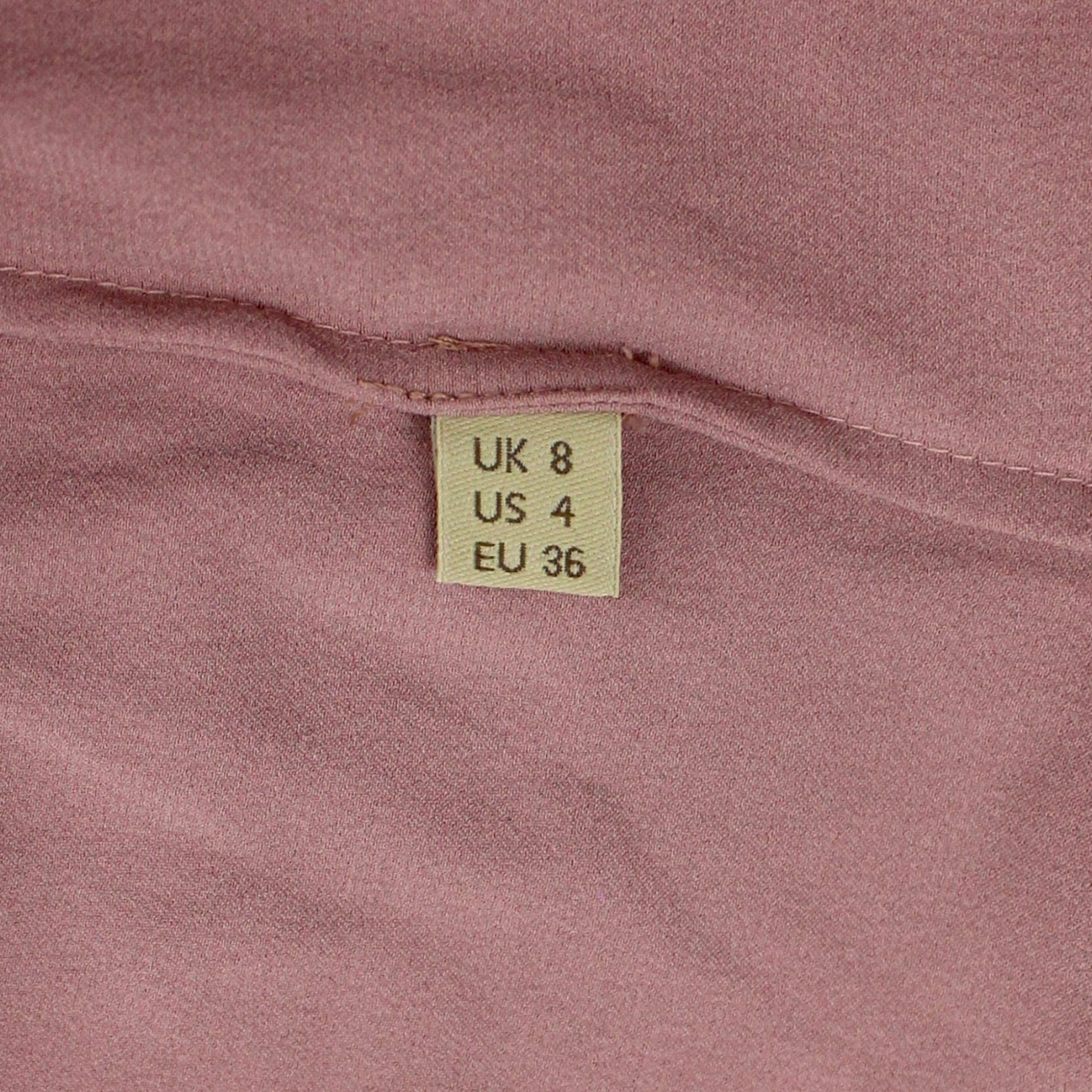 Orla Kiely Dusky Pink Crepe Satin Dress