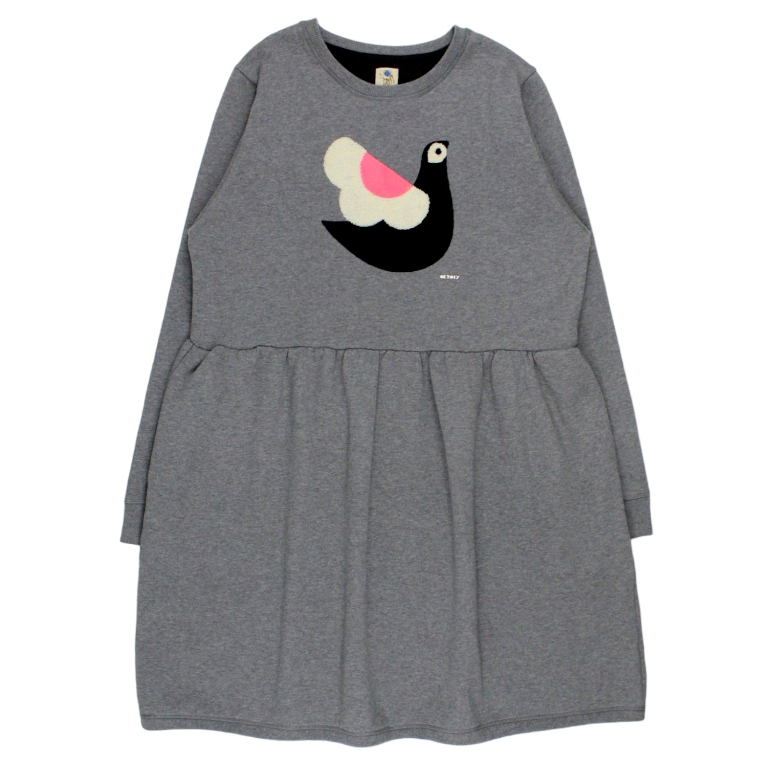 Orla Kiely Grey Bird Sweatshirt Dress