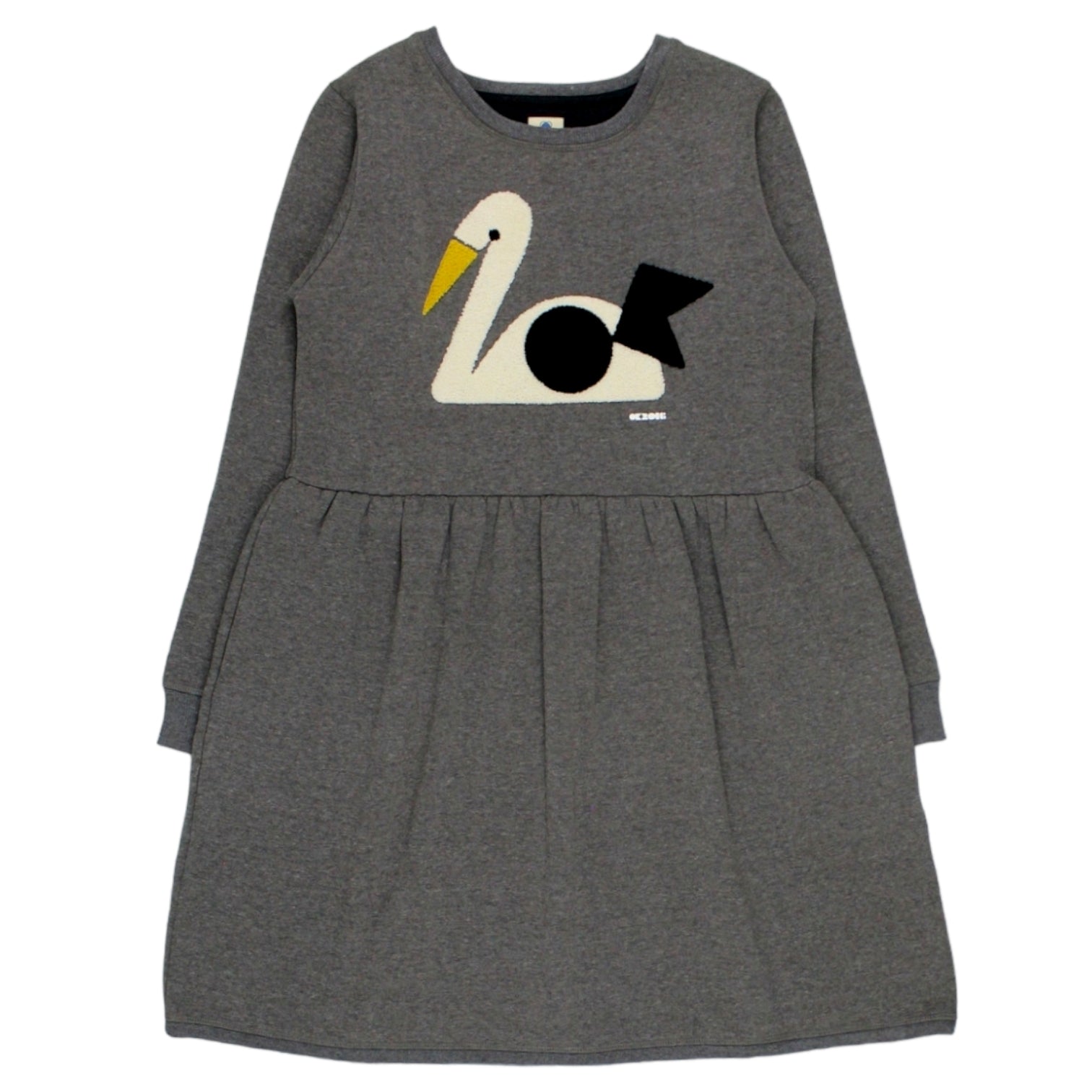 Orla Kiely Grey Swan Sweatshirt Dress
