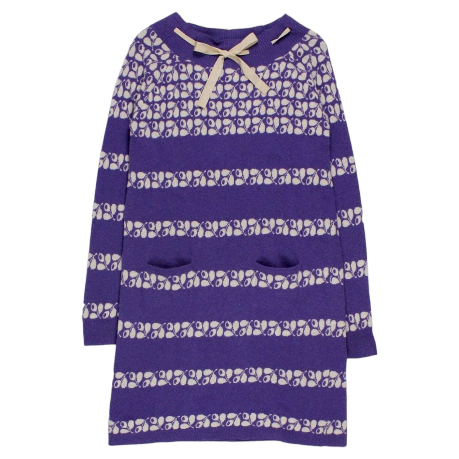 Orla Kiely Violet Knitted Pocket Dress