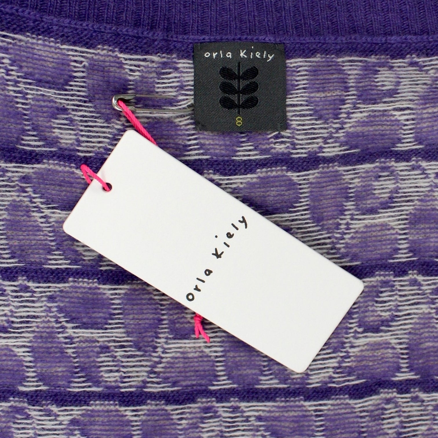 Orla Kiely Violet Knitted Pocket Dress