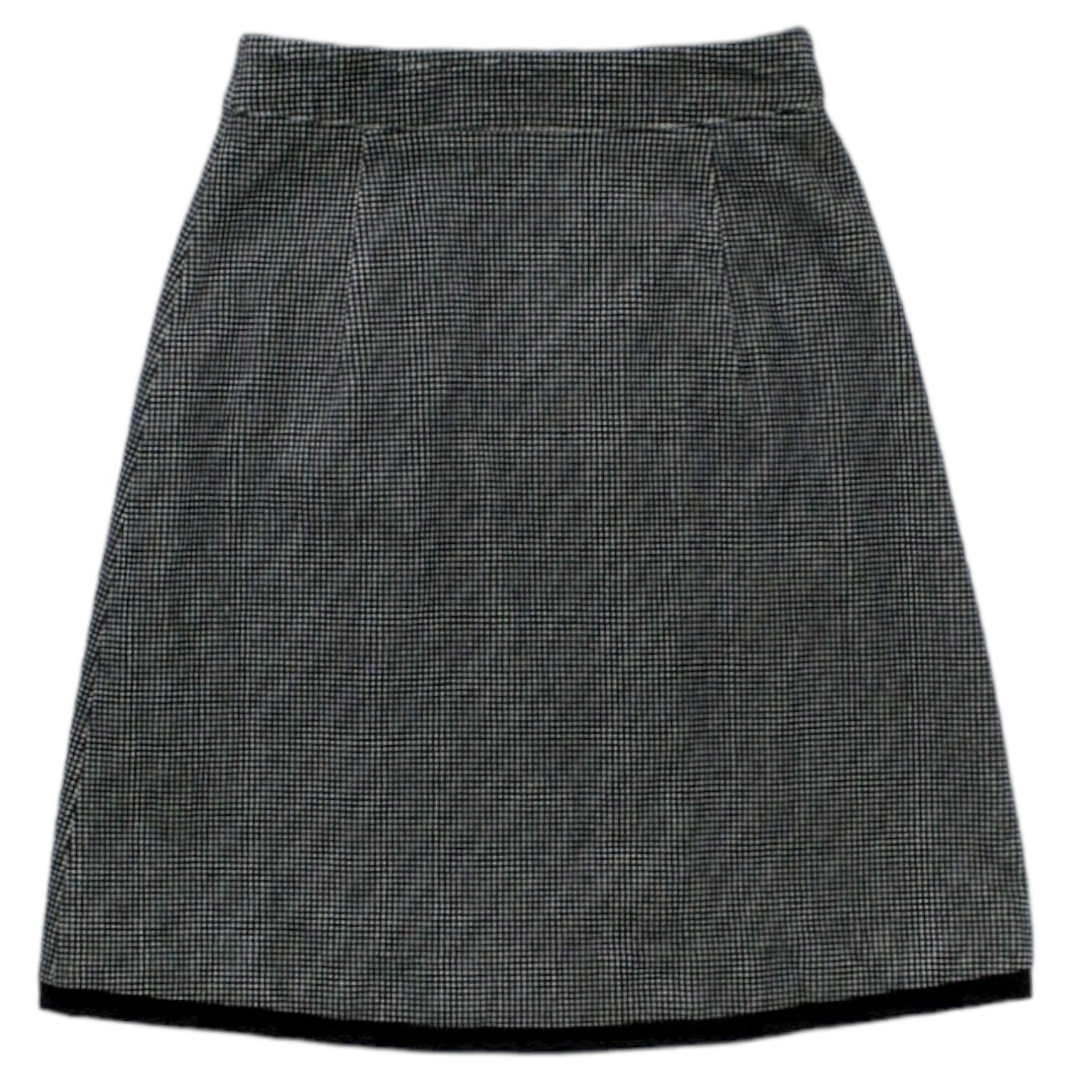Orla Kiely Black/White Velour Skirt