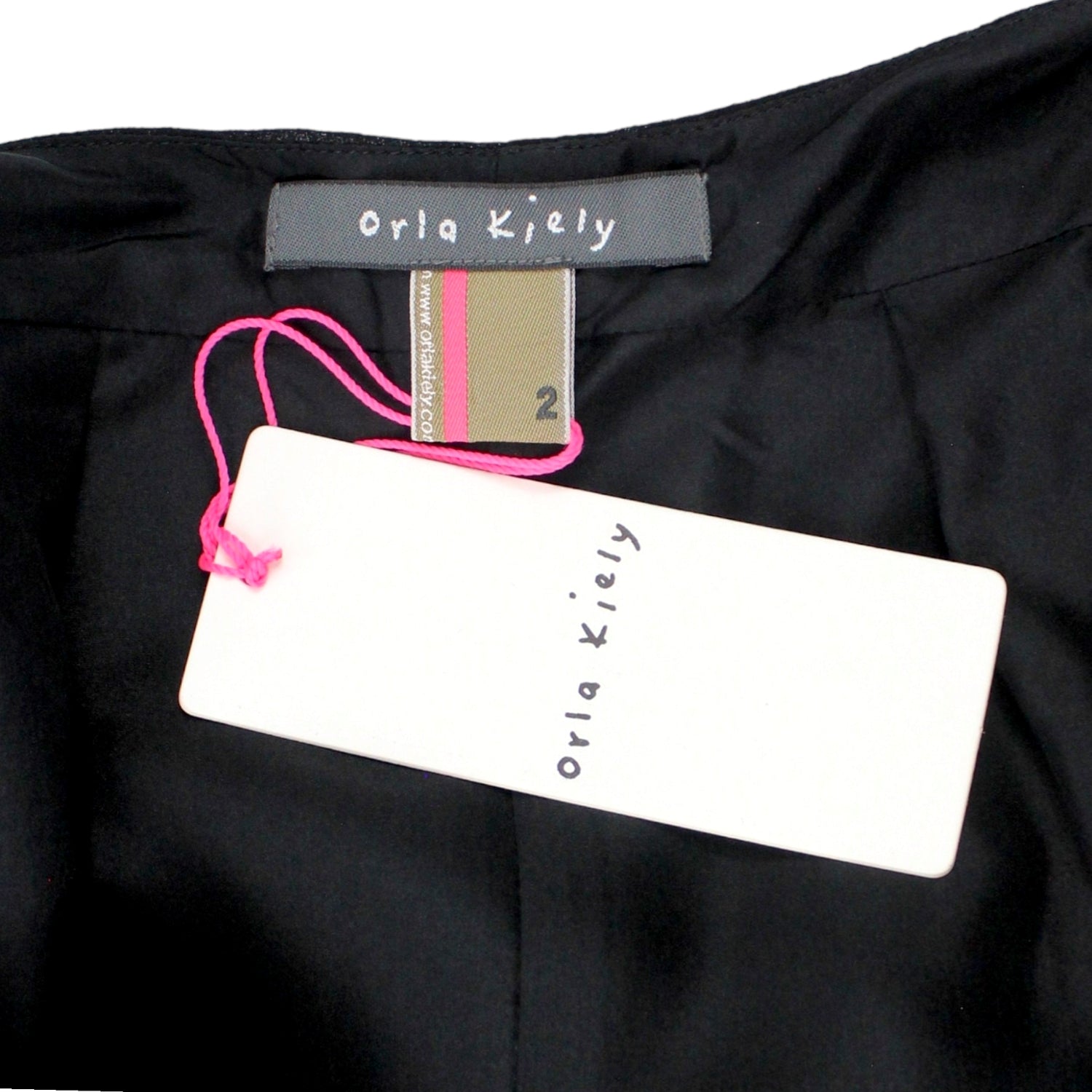 Orla Kiely Black Strappy Chiffon Dress