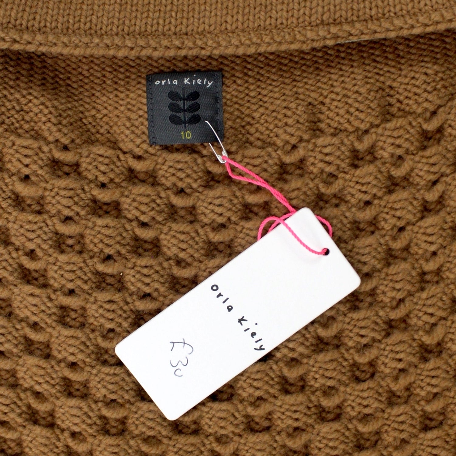 Orla Kiely Toffee Lattice Stitch Skirt