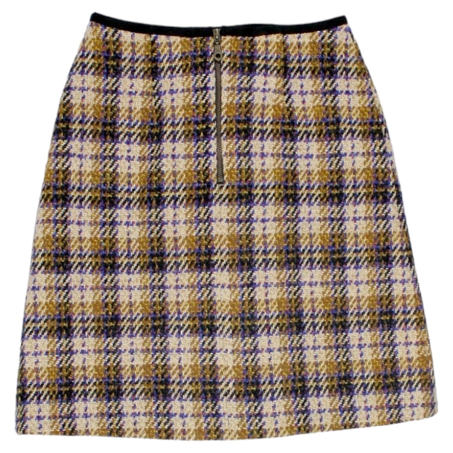 Orla Kiely Cream/Multi Tweed Skirt