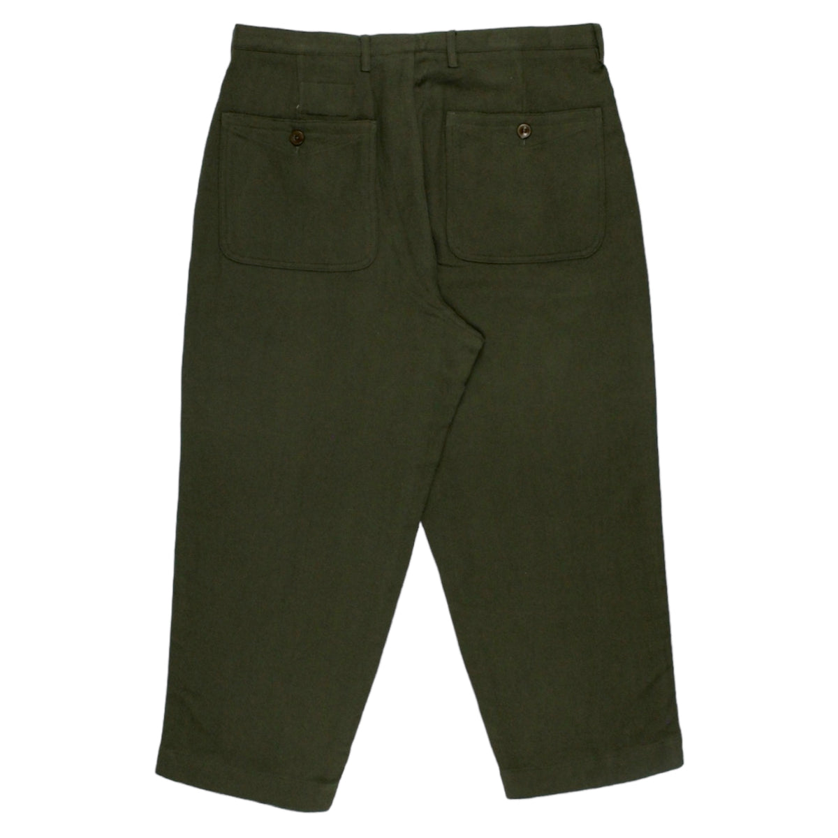 Garbstore Olive Duster Plated Trousers