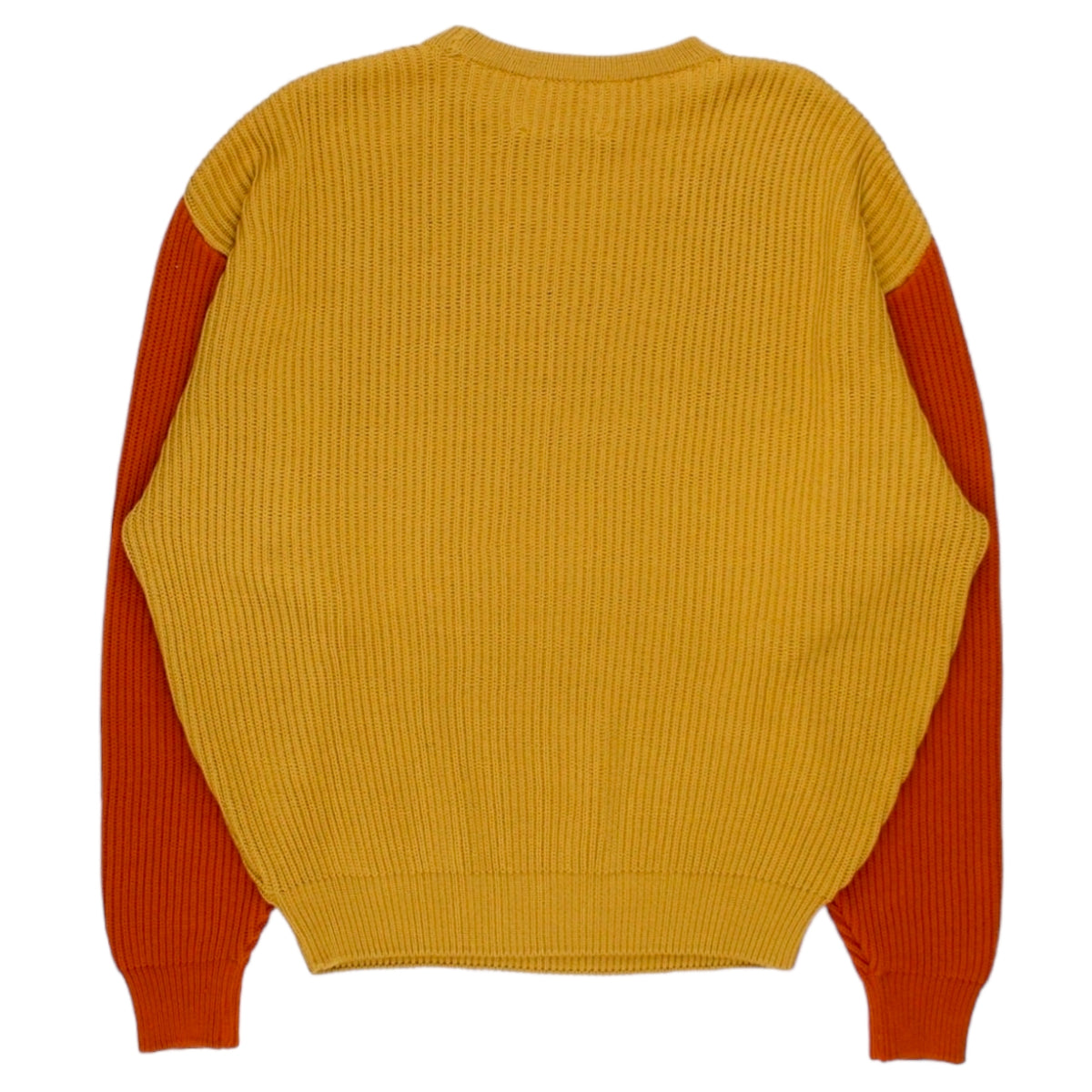 The English Difference Yellow/Orange Rib Knit Jumper