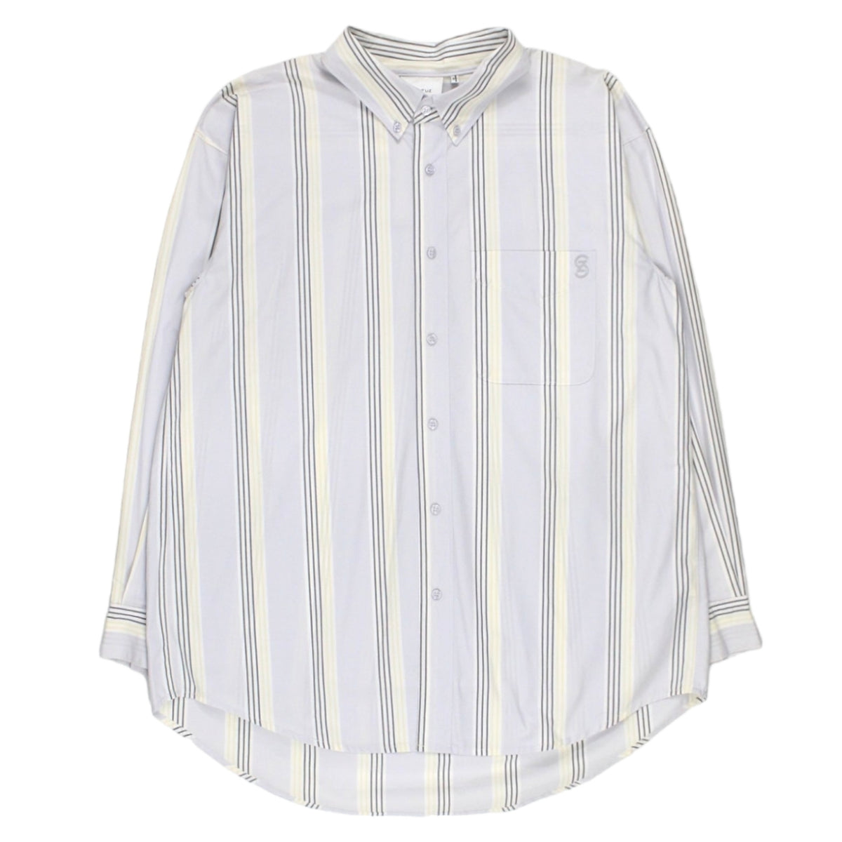 Gestuz Grey/Yellow Stripe Shirt