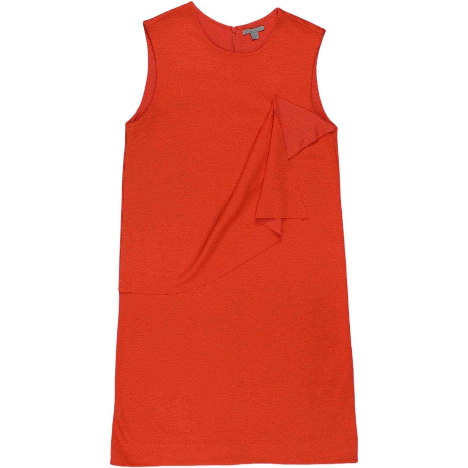 COS Orange Waterfall Detail Dress