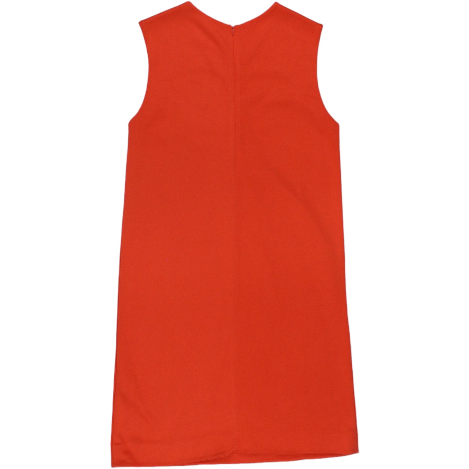 COS Orange Waterfall Detail Dress