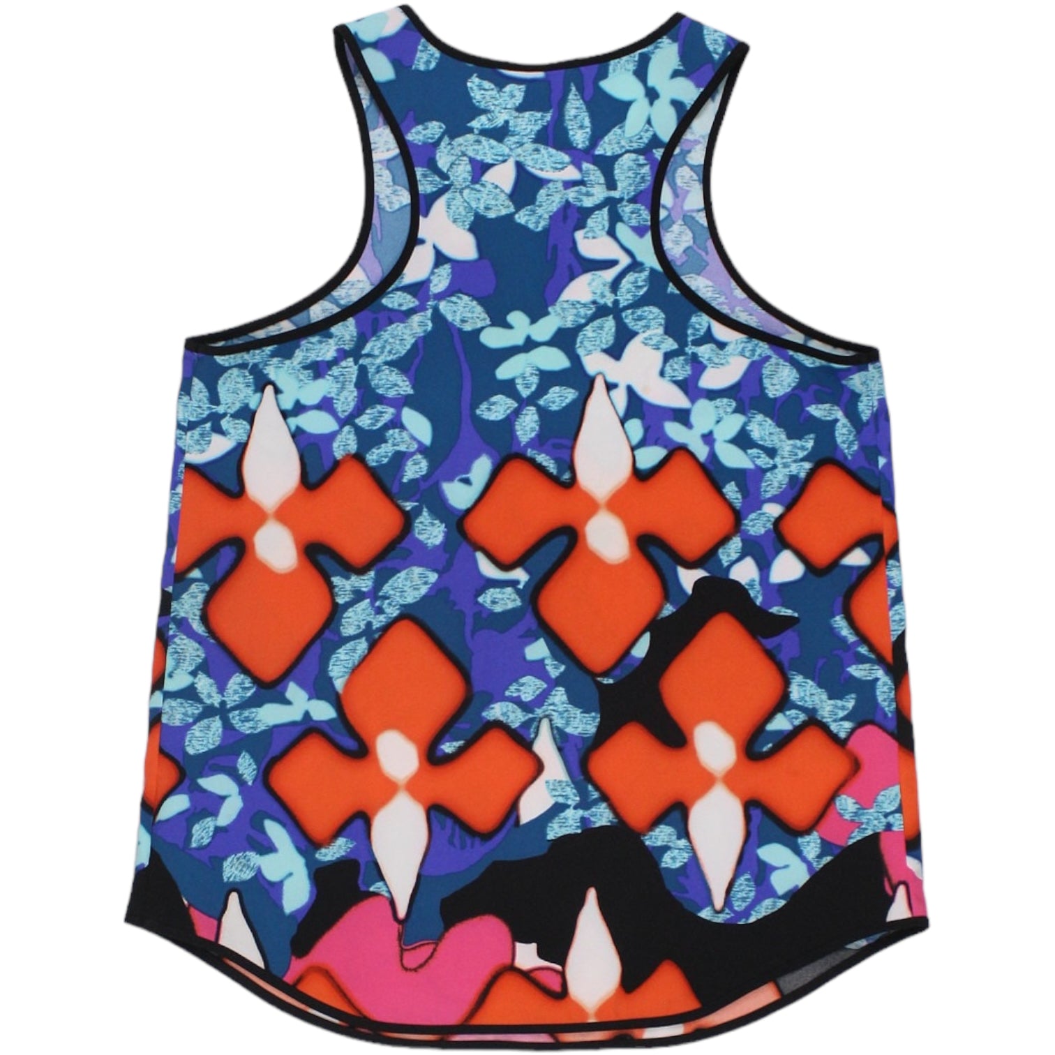Peter Pilotto Blue Digital Floral Tank