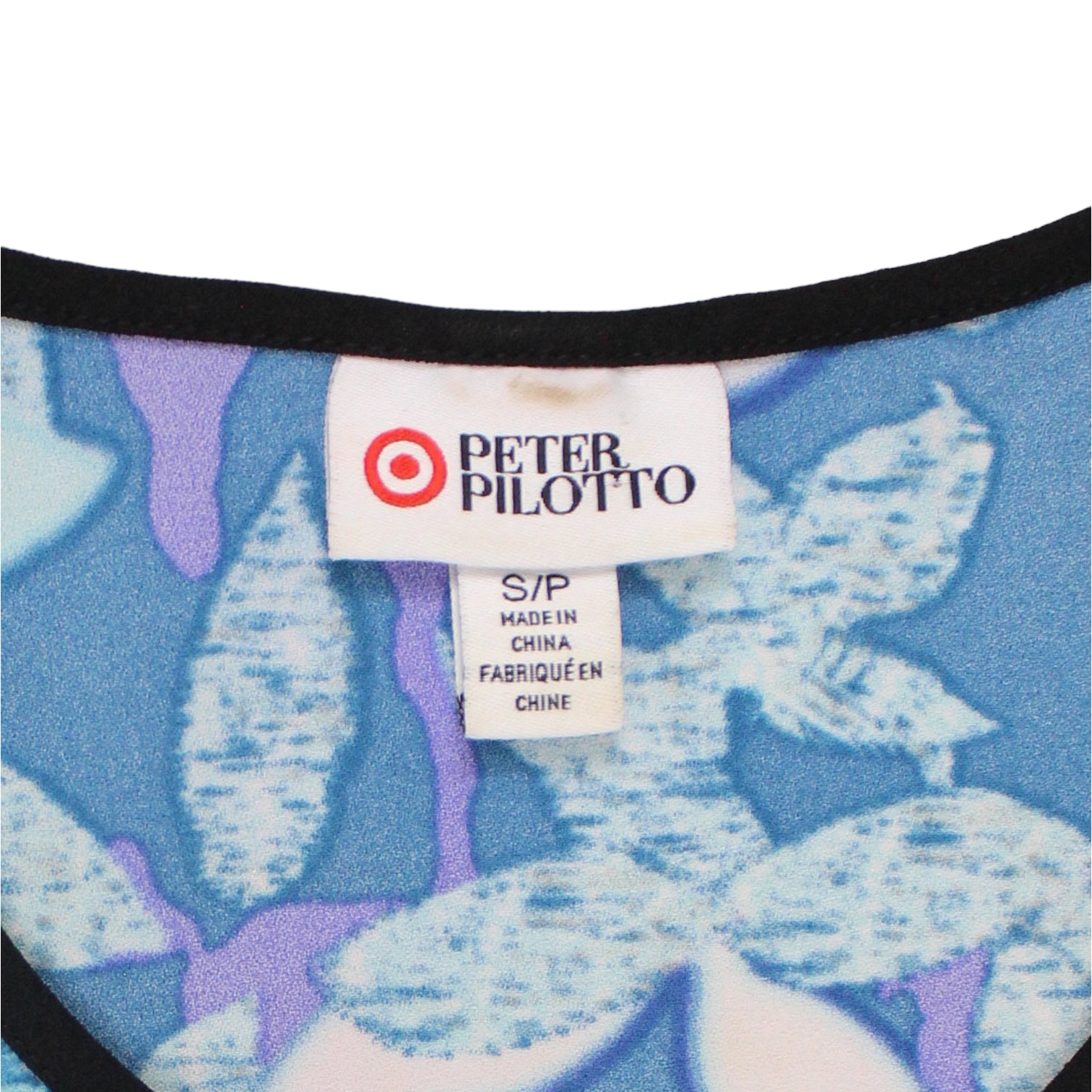 Peter Pilotto Blue Digital Floral Tank