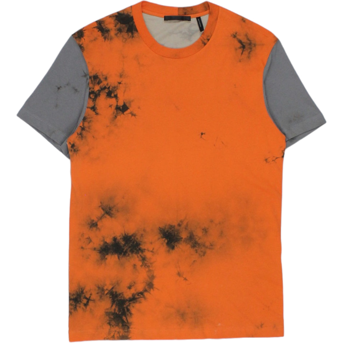Helmut Lang Orange/Grey Tie Dye T-Shirt