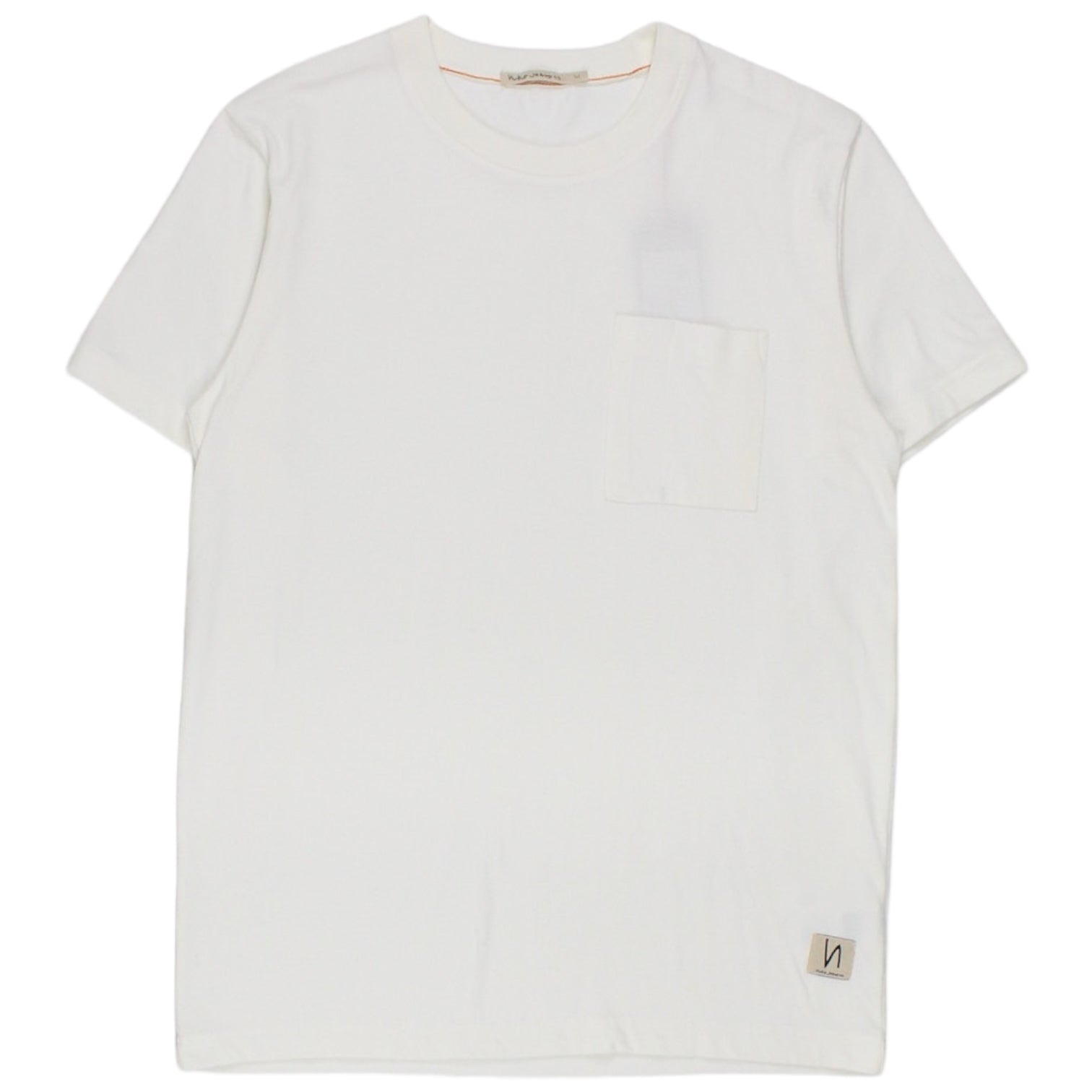 Nudie Jeans Off White Kurt Worker Tee Shop From Crisis Online 9823