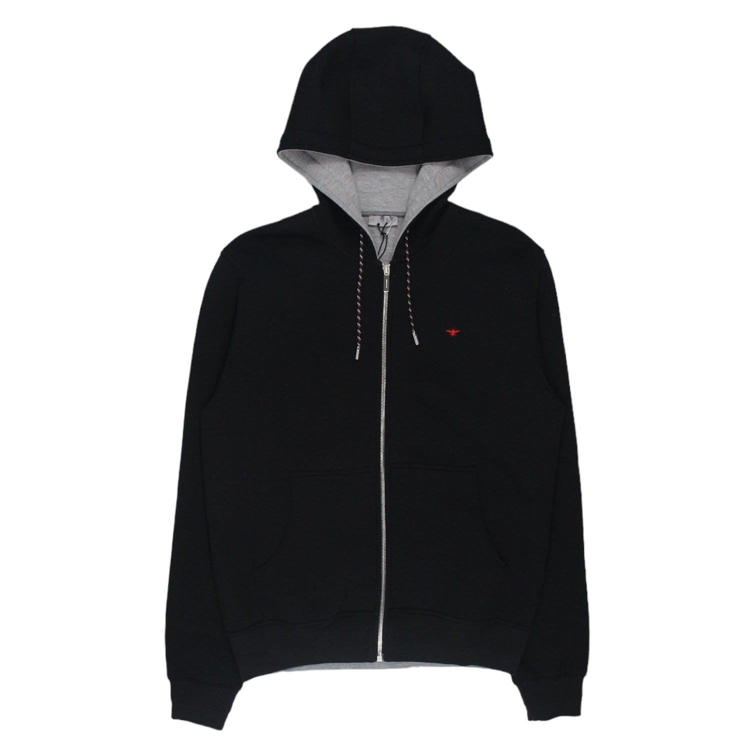 Dior Homme Black Double Jersey Bee Zip Hoody
