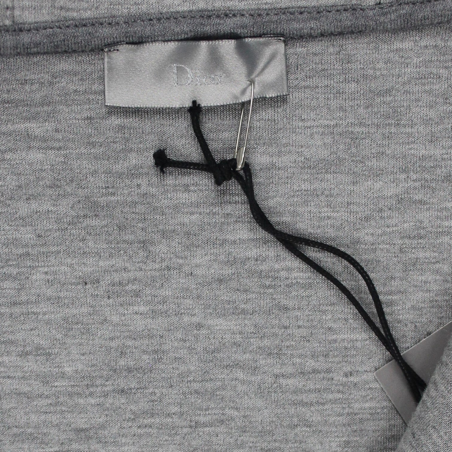 Dior Homme Black Double Jersey Bee Zip Hoody