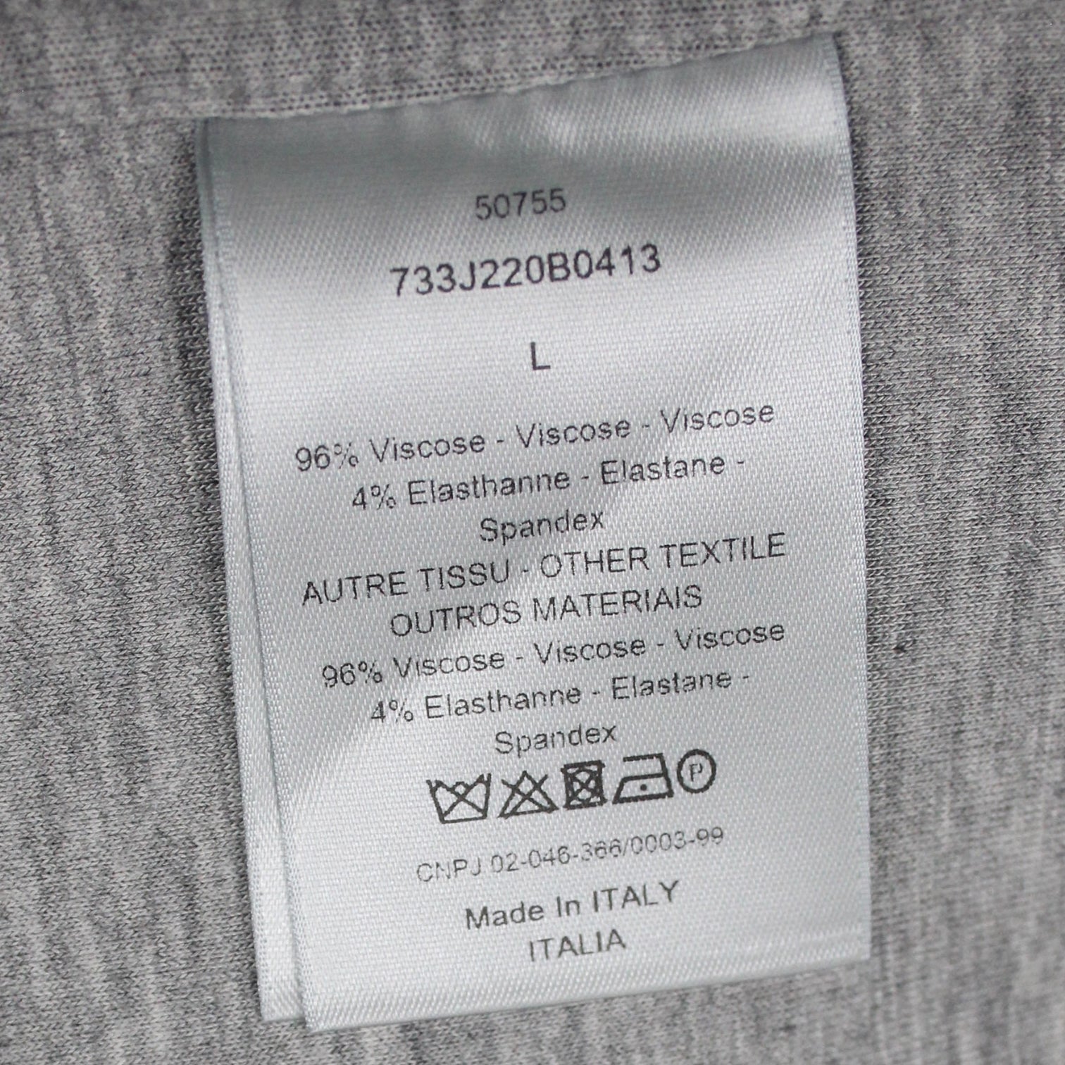 Dior Homme Black Double Jersey Bee Zip Hoody
