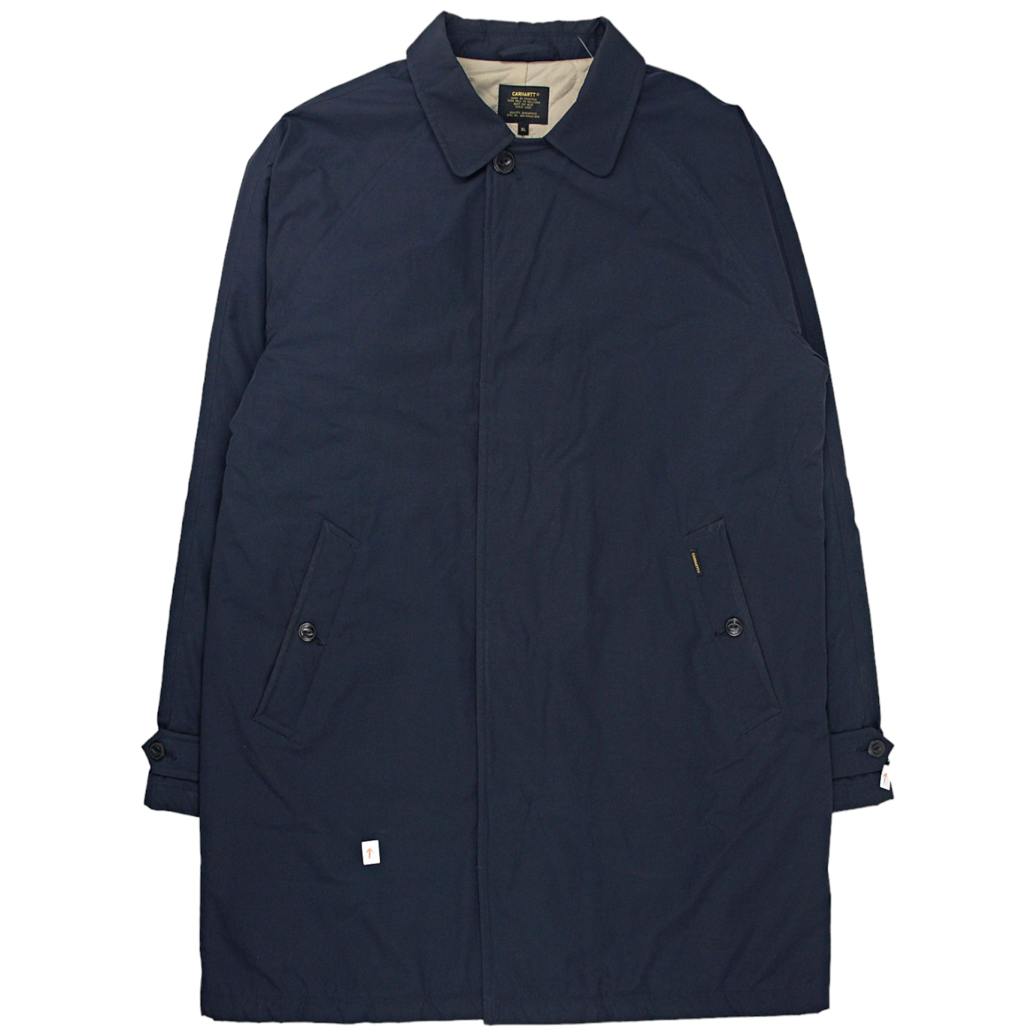 Carhartt Navy Atlas Trench Coat Shop from Crisis Online