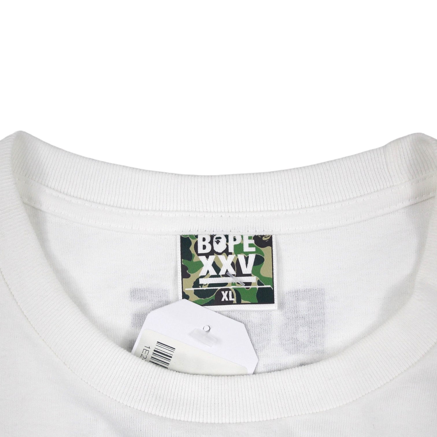 A Bathing Ape White Bape XXV Ape Head Tee