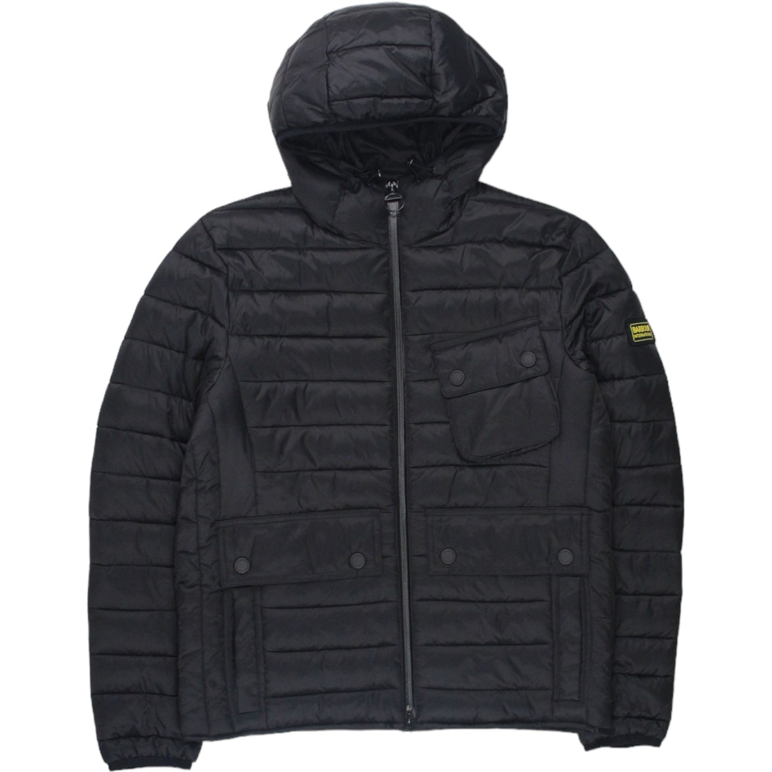 Barbour Black Ouston Padded Jacket| Shop from Crisis Online