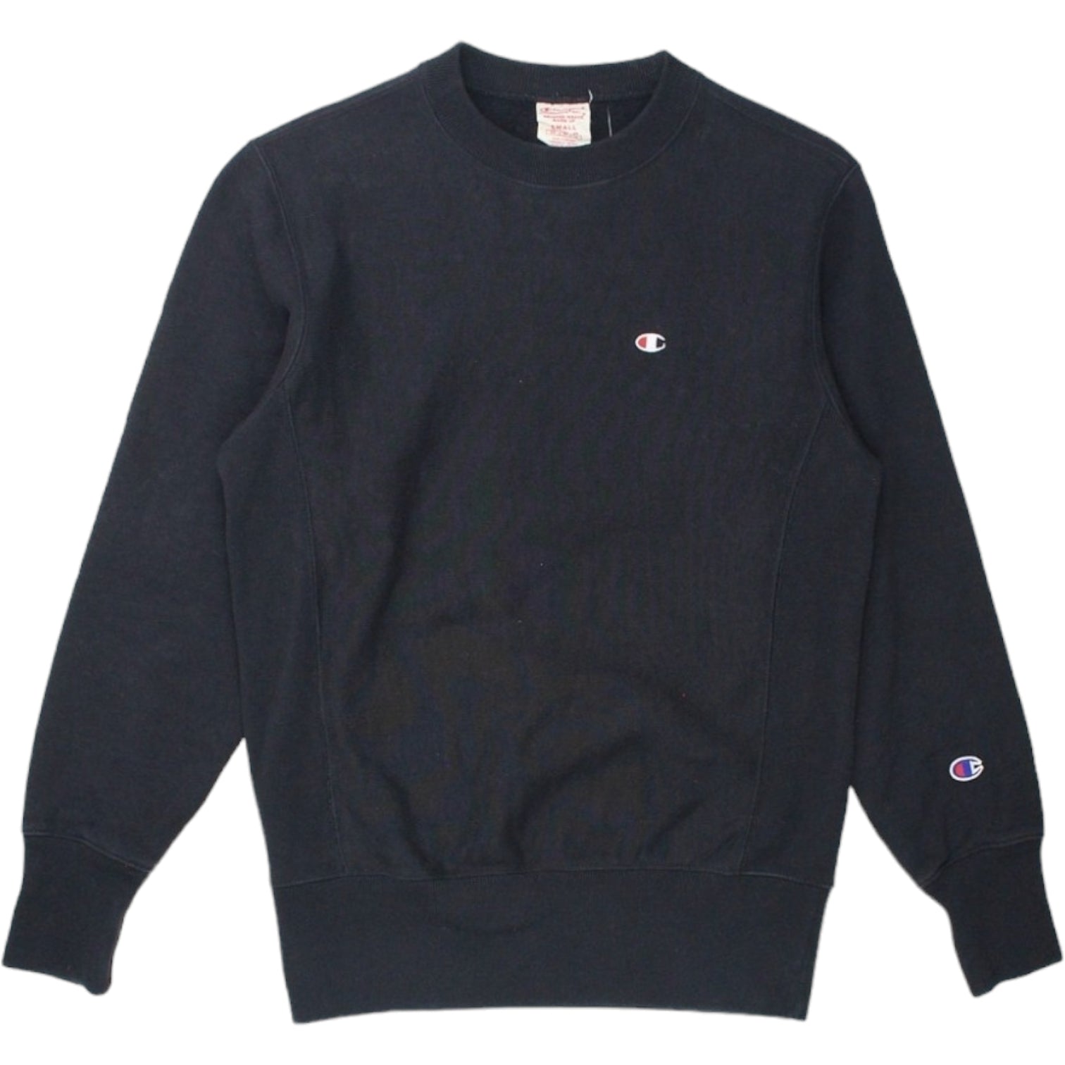 Champion Black Reverse Weave Classic Crew Sweat