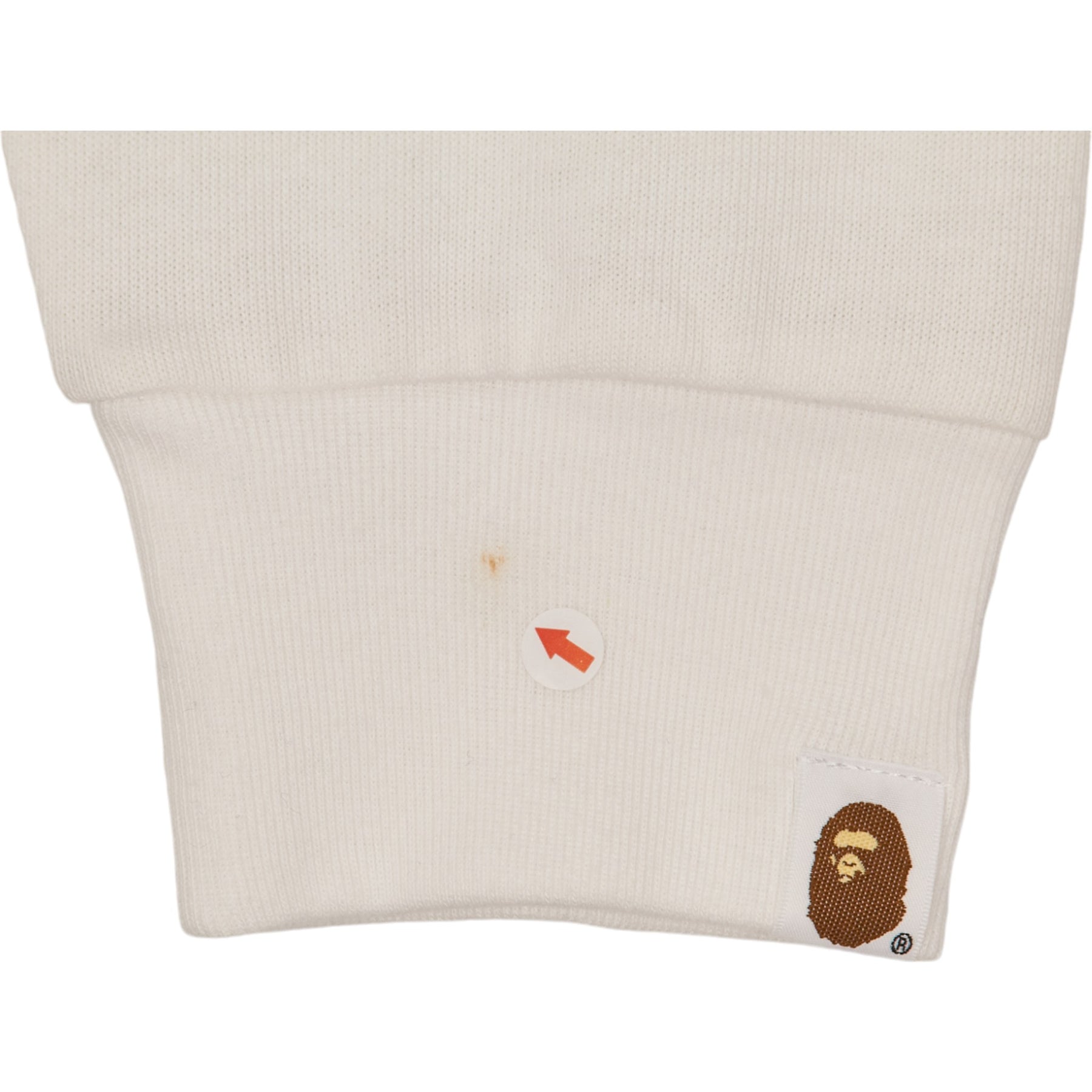 A Bathing Ape Off White Logo Sweat