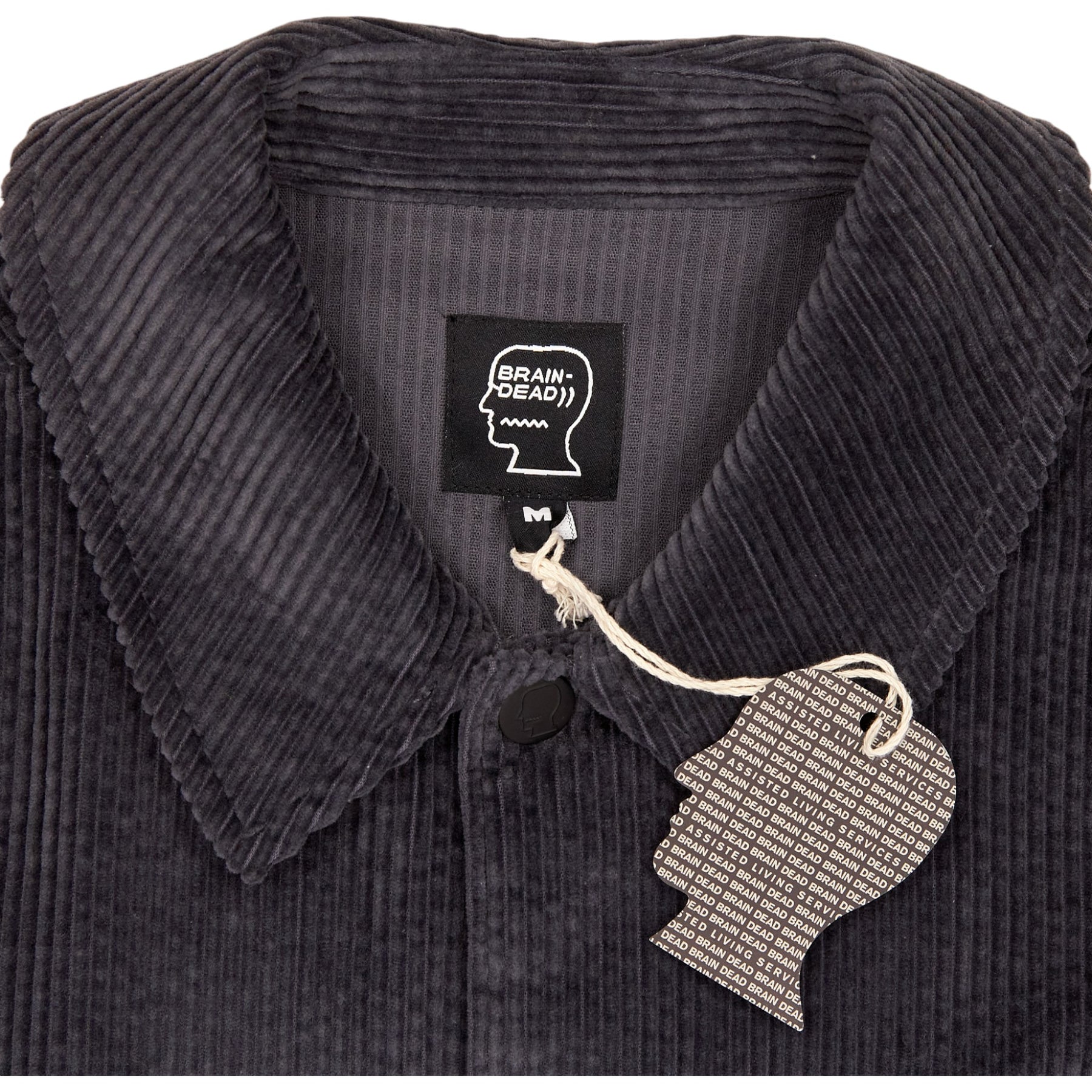 Brain Dead Grey Corduroy Climber Shirt
