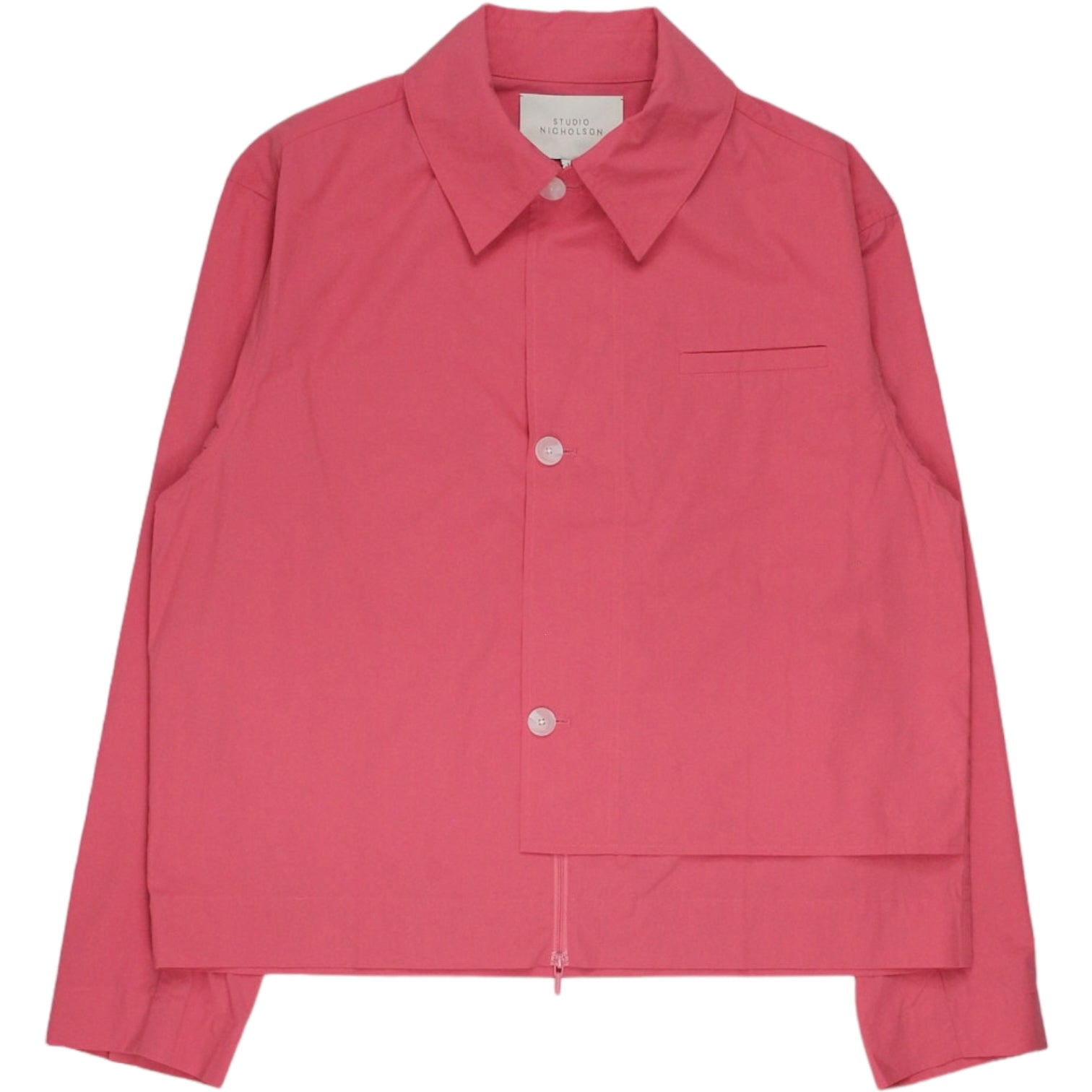 Studio Nicholson Pink Overlap Shirt | Shop from Crisis Online