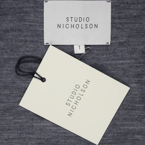 Studio Nicholson Grey Melange Jersey Top