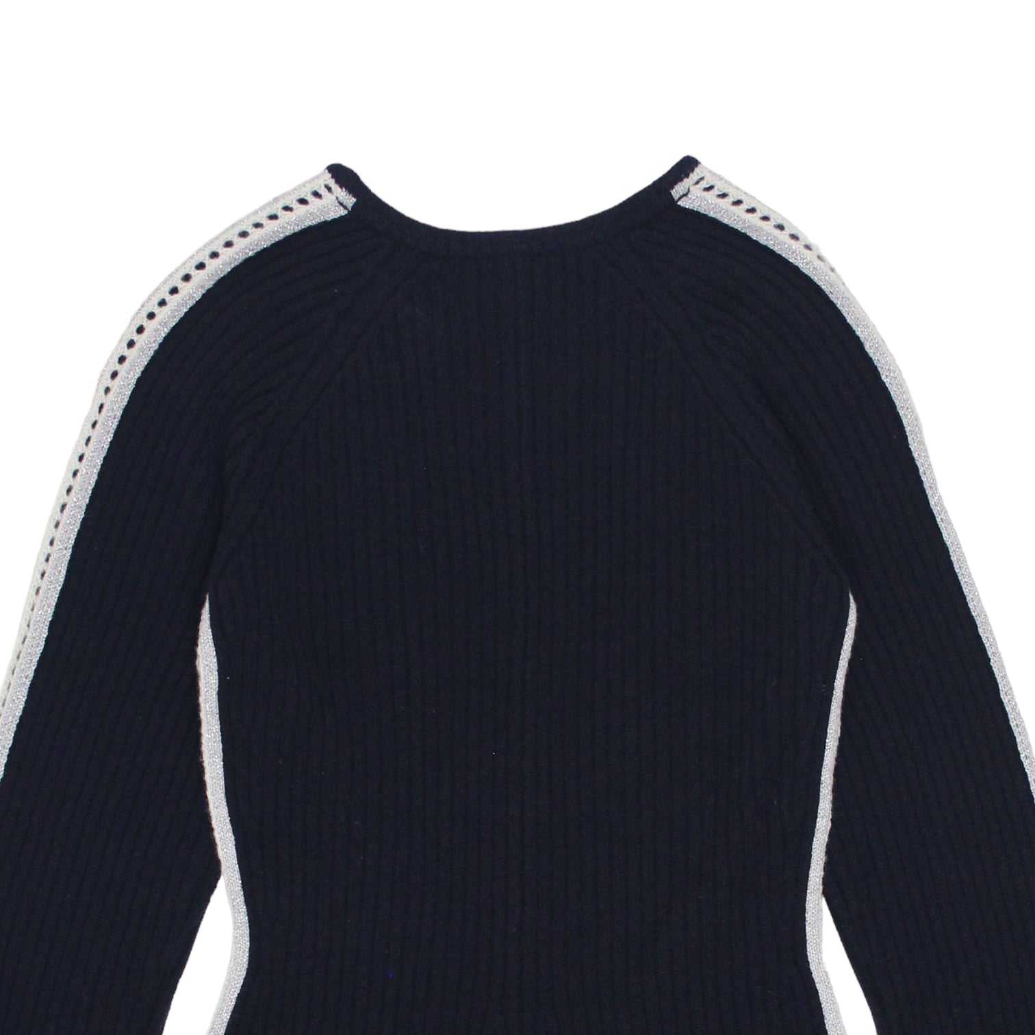 Tommy Hilfiger Navy Rib Fit & Flare Dress
