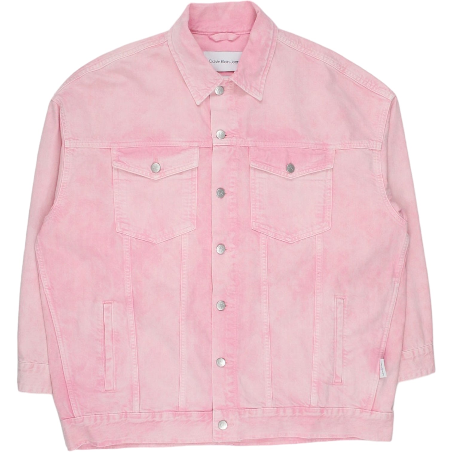 Calvin Pink Denim Oversized Jacket Shop from Crisis Online
