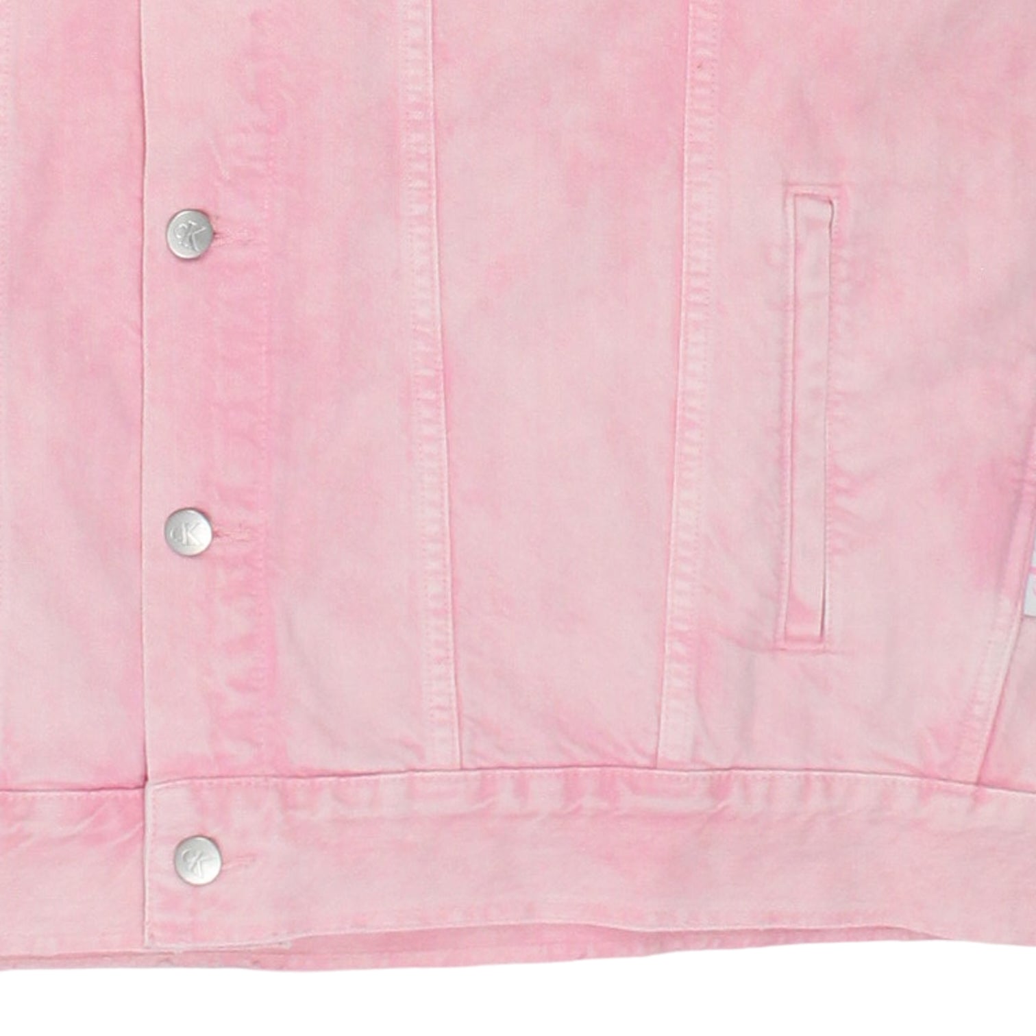 Calvin Klein Jeans Pink Denim Oversized Jacket