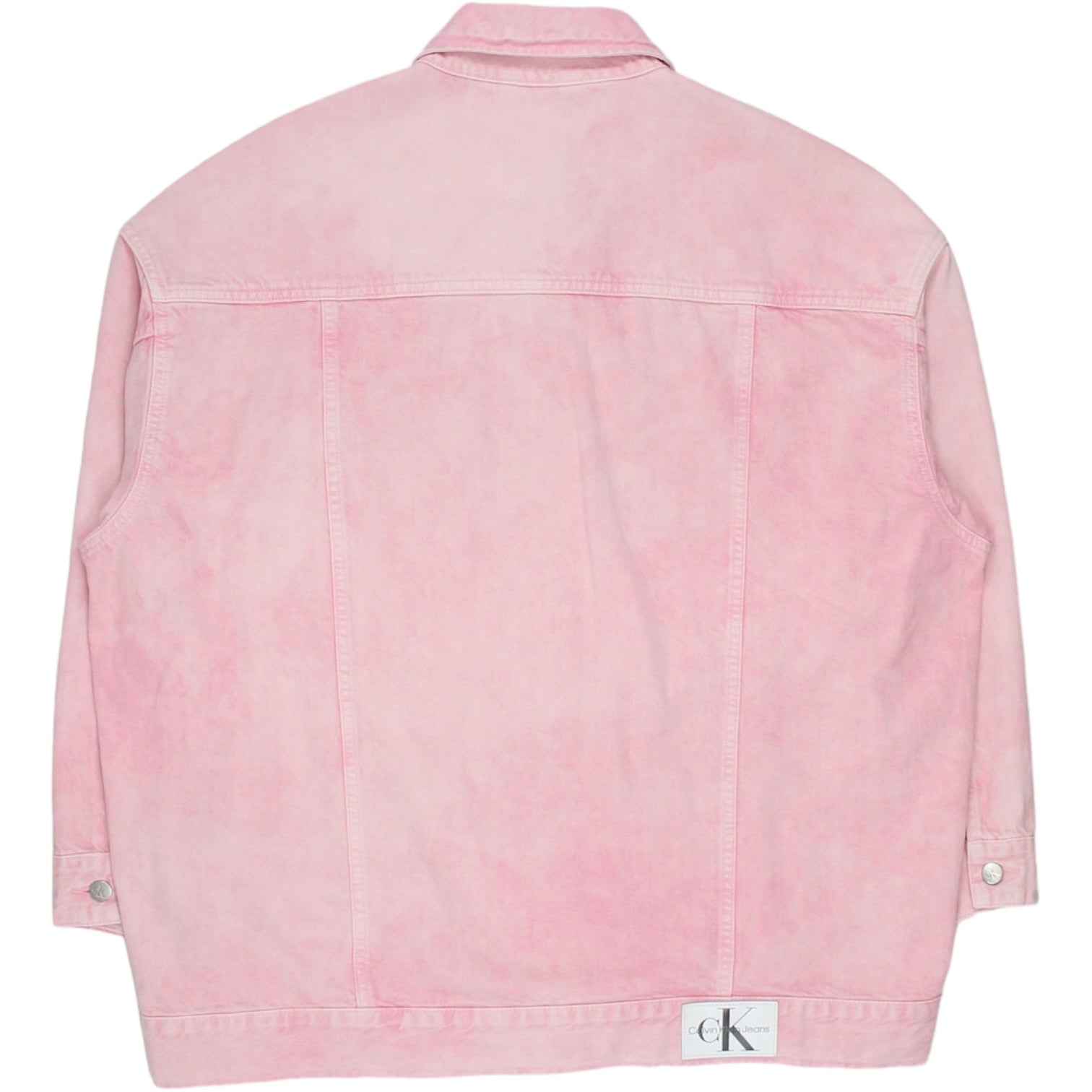 Calvin Klein Jeans Pink Denim Oversized Jacket