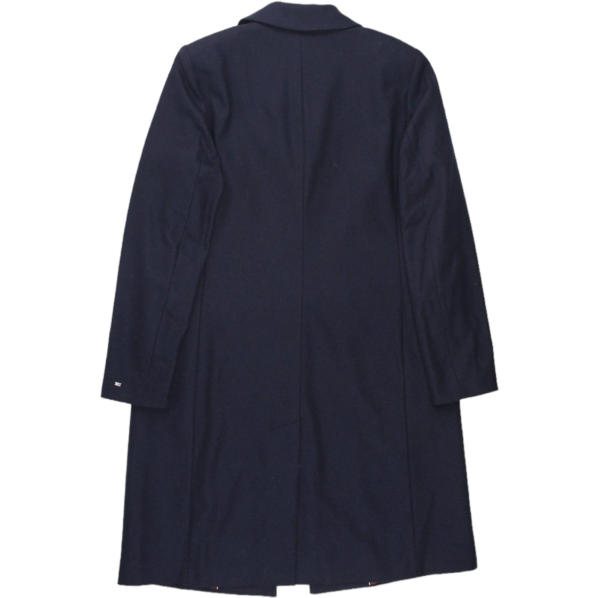 Tommy Hilfiger Navy Classic Light Wool Blend Coat