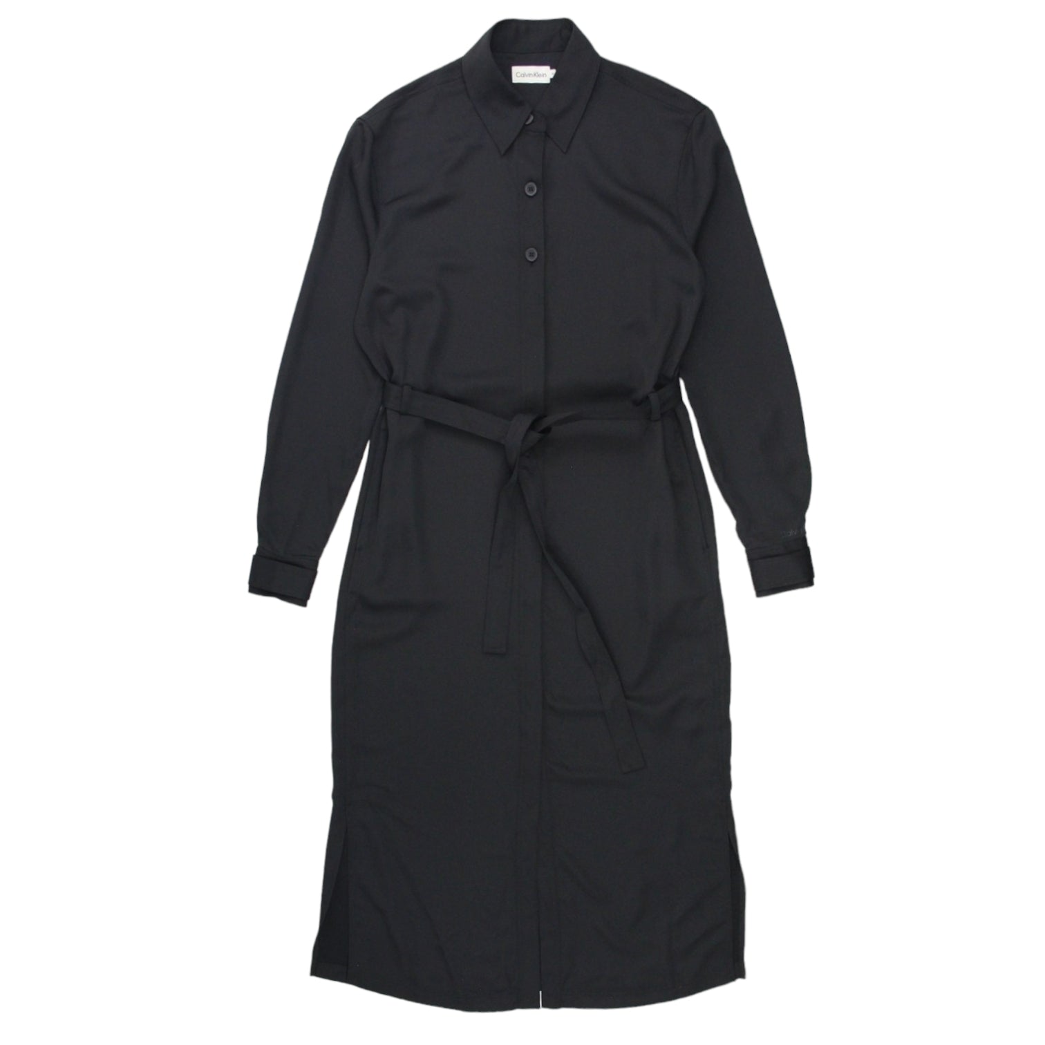 Calvin Klein Black Utility Shirt Dress