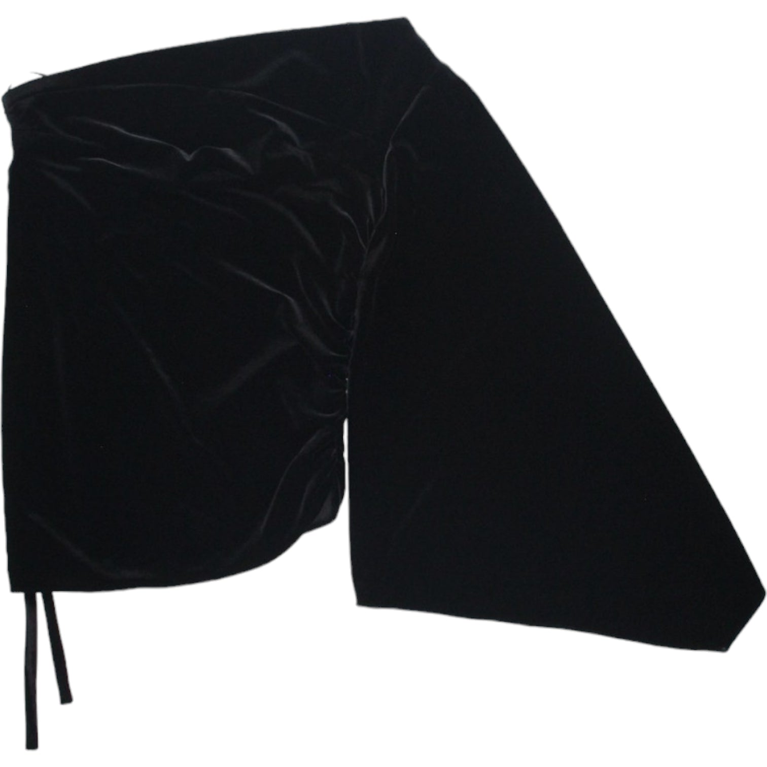 Osman Black Velvet Asymmetric Top