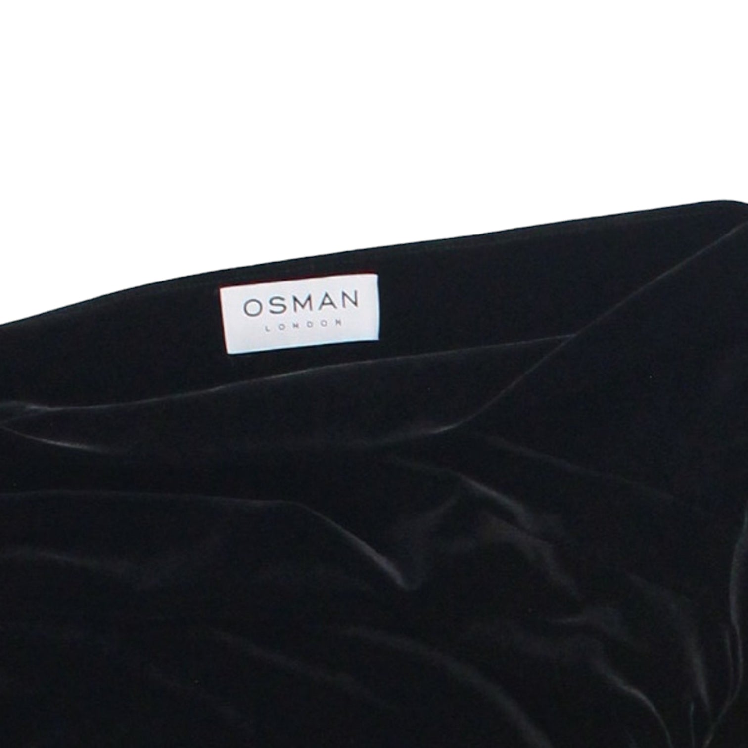 Osman Black Velvet Asymmetric Top