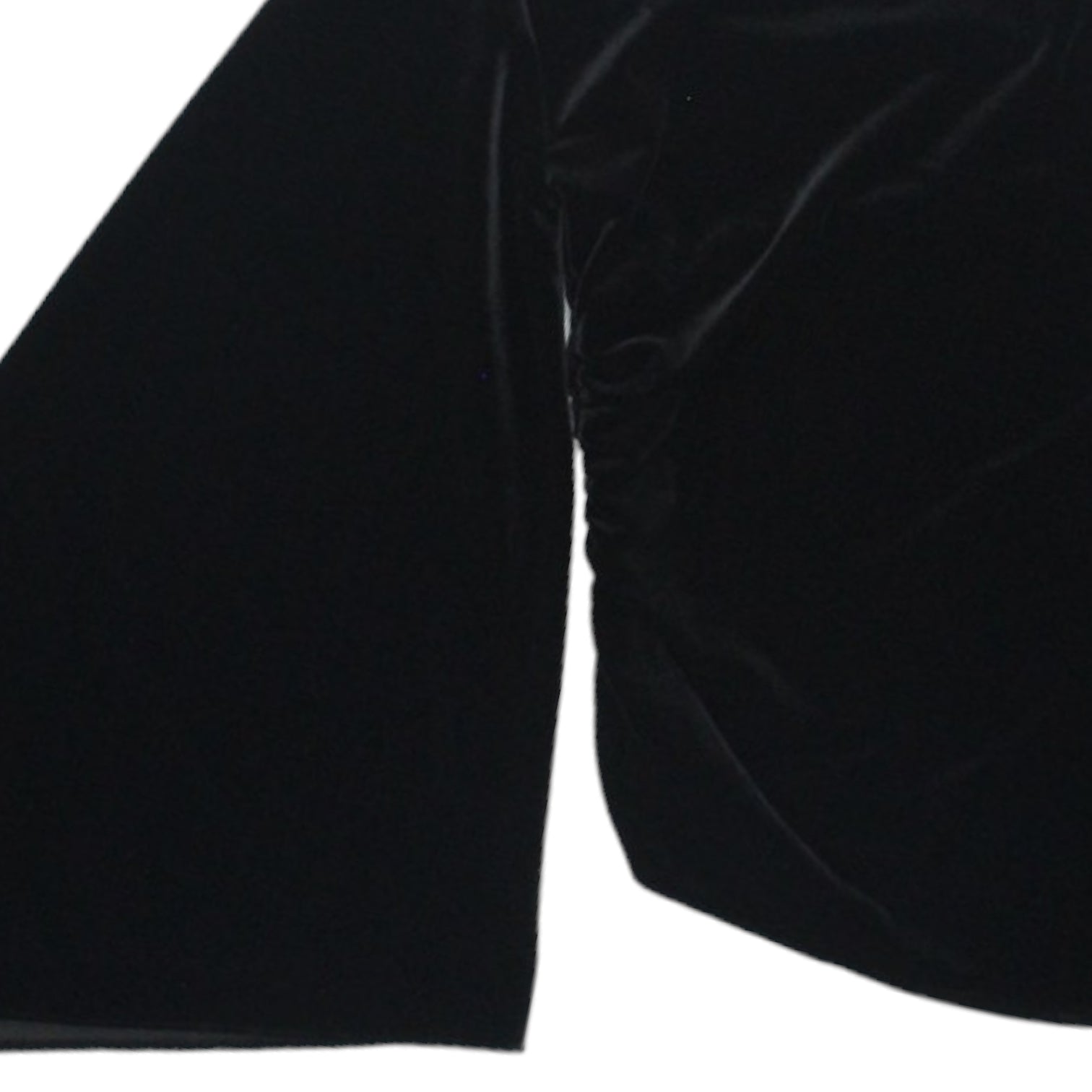Osman Black Velvet Asymmetric Top