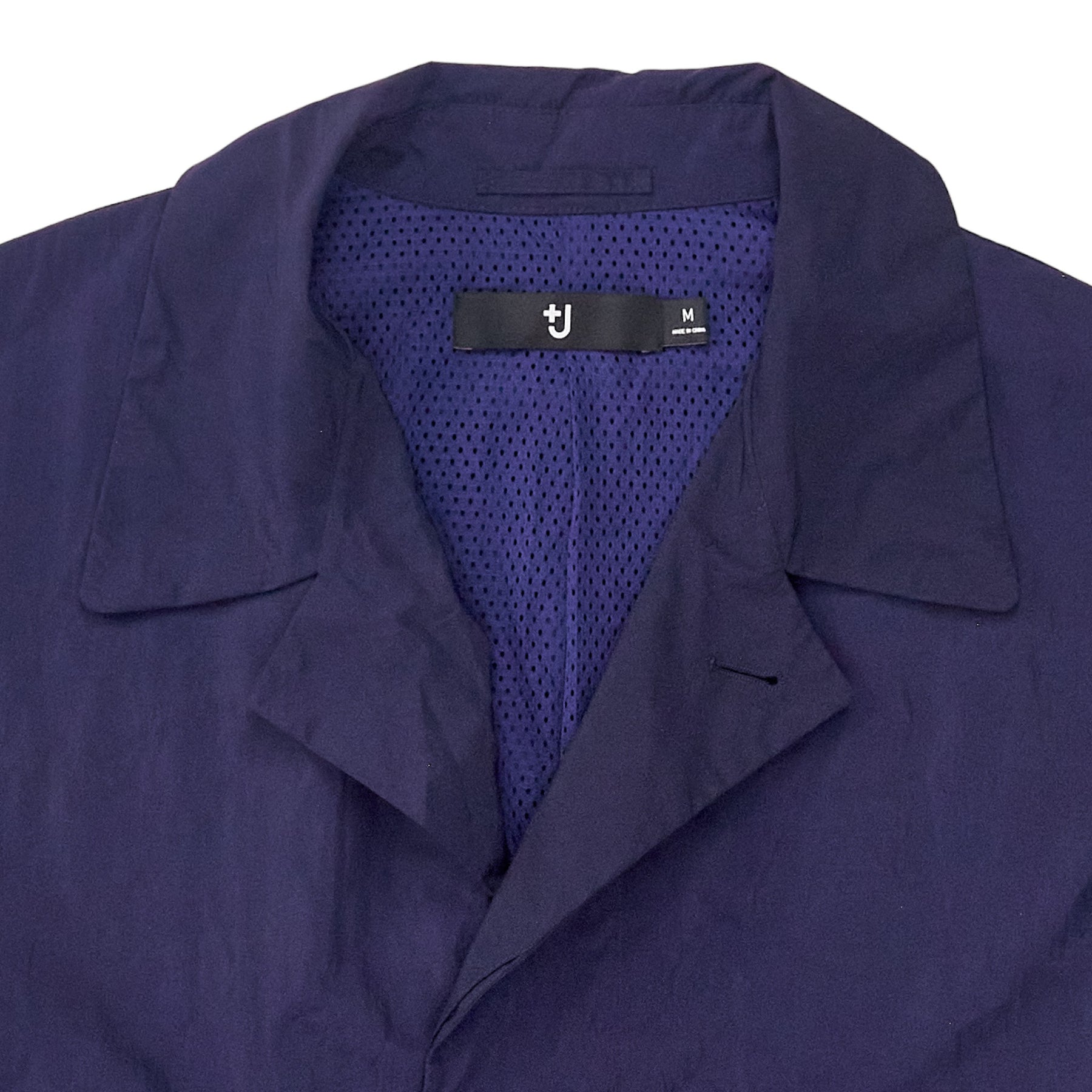 Uniqlo +J Navy Oversized Single Breasted Coat