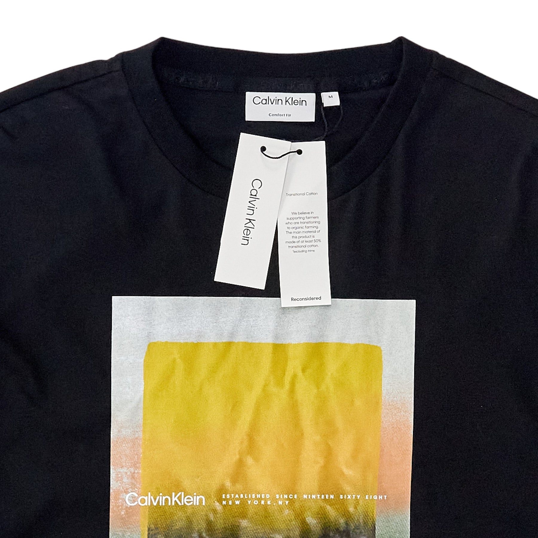 Calvin Klein Black Layer Graphic Tee