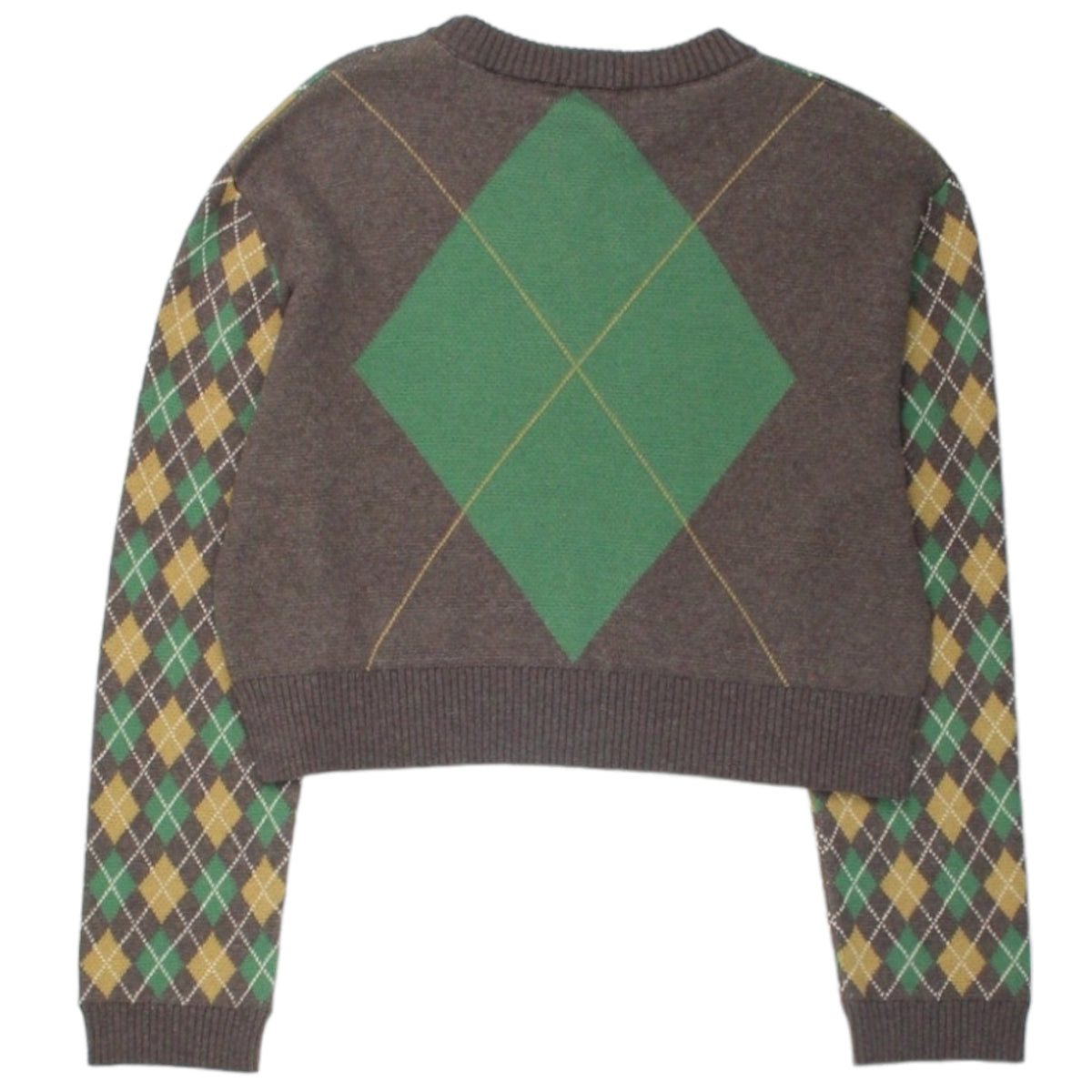 YMC Brown/Multi Argyle Sweater