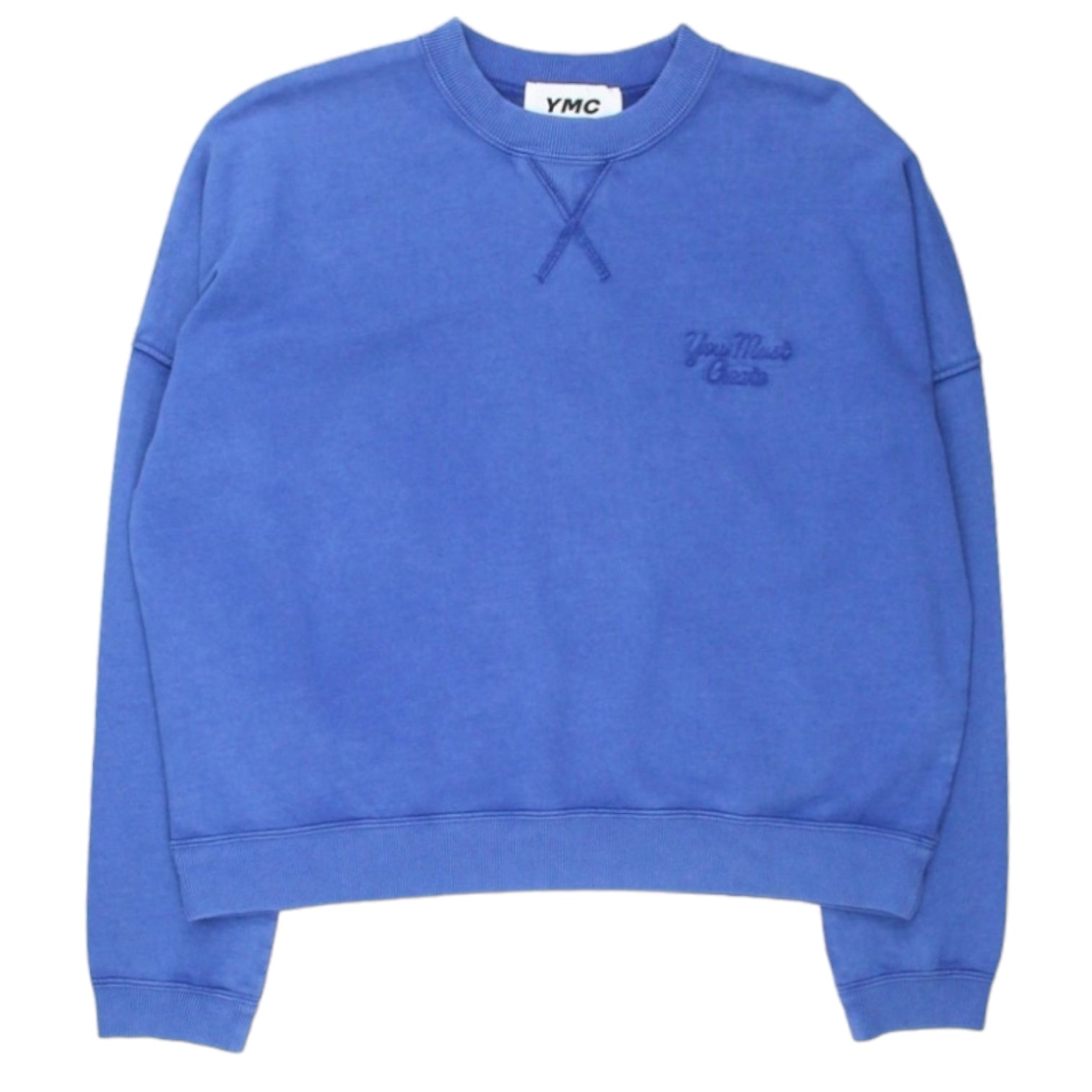 YMC Sodalite Blue Almost Grown Sweatshirt